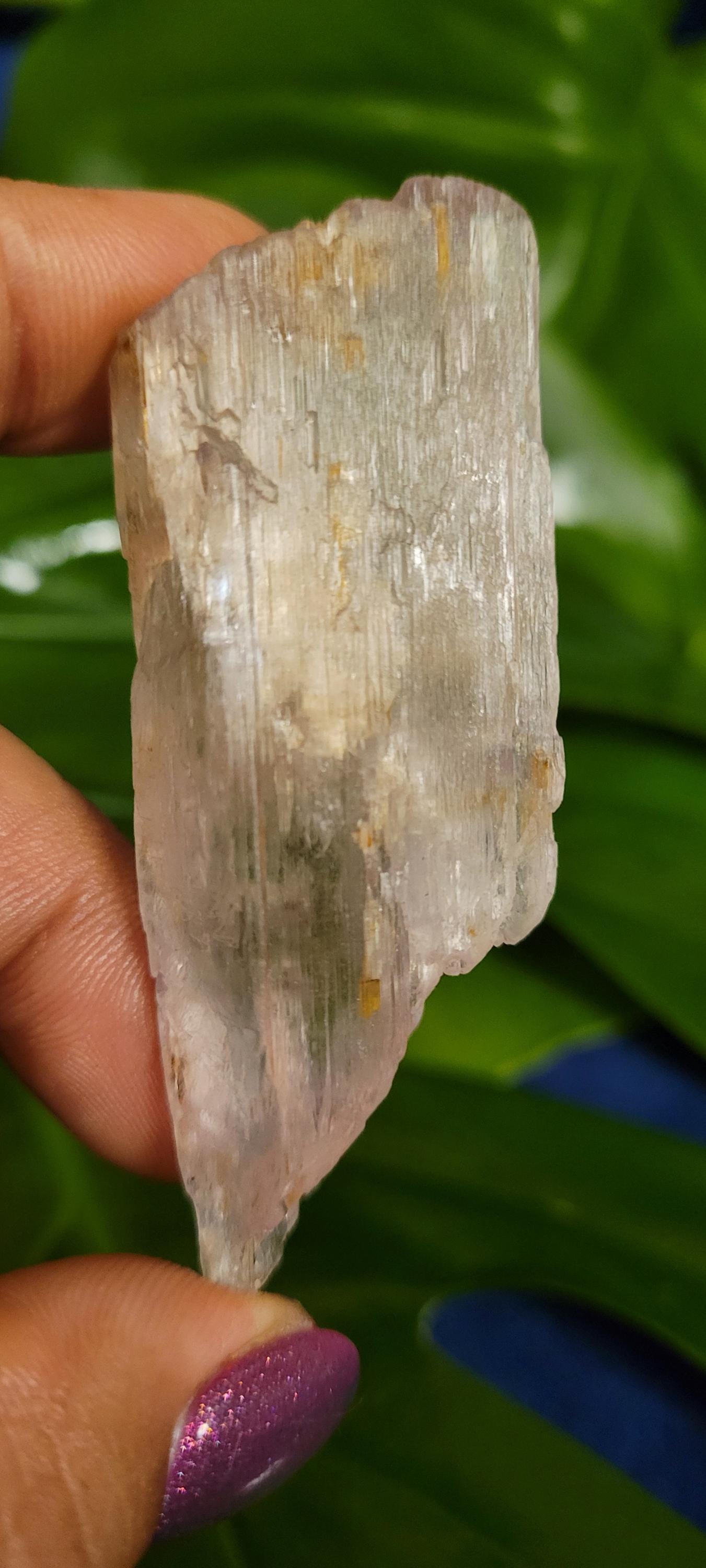 Etched & Translucent Gemmy Pink Kunzite | AAA Grade Crystal Specimen for Collectors | Heart Chakra | Love Gift Idea | Gorgeously Pink | 43g