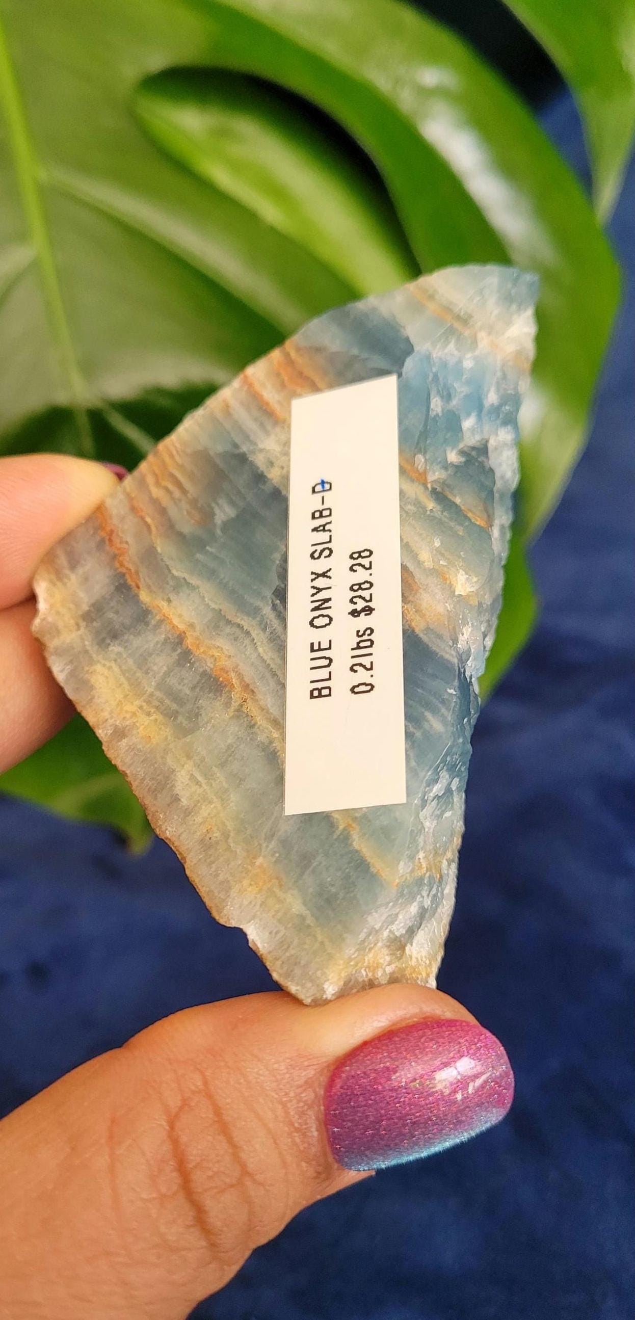 Gorgeous Uncommon Blue Onyx Slabs | Crystal Collector | Home Decor | Gift Ideas | Grounding & Strength | Root Chakra | From Mexico