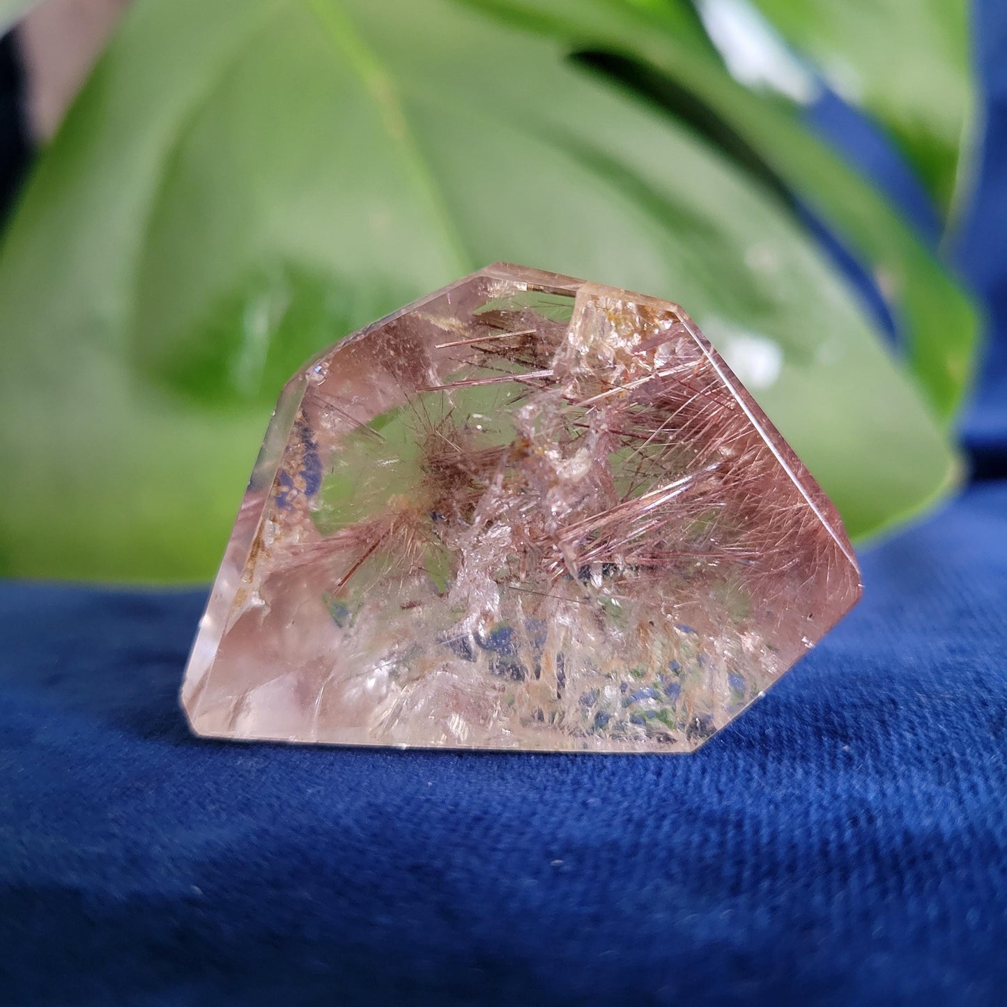 AAA Grade High Quality Red Copper Rutile Quartz Crystal with Rainbows from Brazil | Gorgeous Unique Crystal Collector Gift | Love | 33g