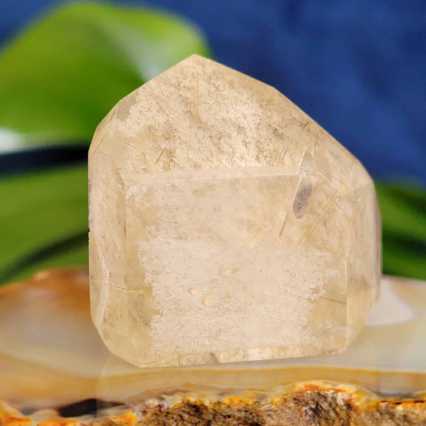 AAA Grade High Quality Gold Rutile Lodolite Quartz Crystal from Brazil | Gorgeous Unique Crystal Collector Gift | Love and Abundance | 34g