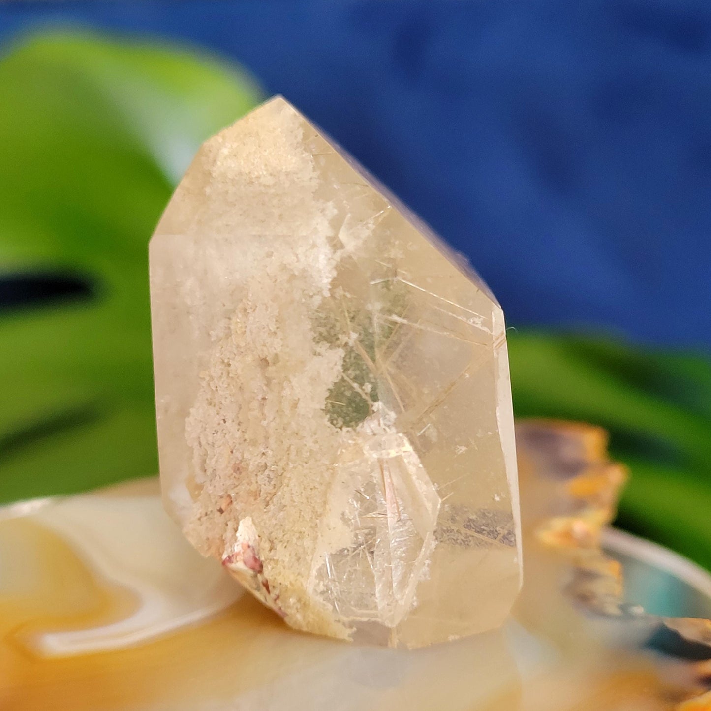 AAA Grade High Quality Gold Rutile Lodolite Quartz Crystal from Brazil | Gorgeous Unique Crystal Collector Gift | Love and Abundance | 34g
