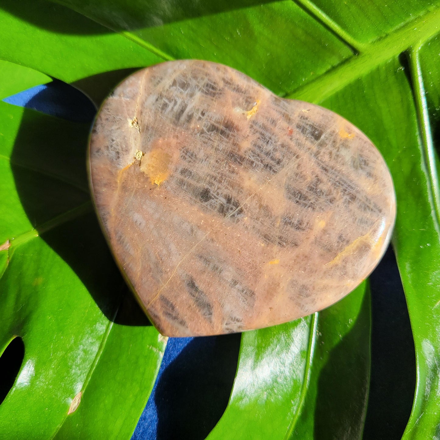 Black Moonstone | Puffy Heart Carvings | Crystal Collector | Home Decor | Birthday Valentines Day Love Gift | Crown Chakra | 175g & 228g