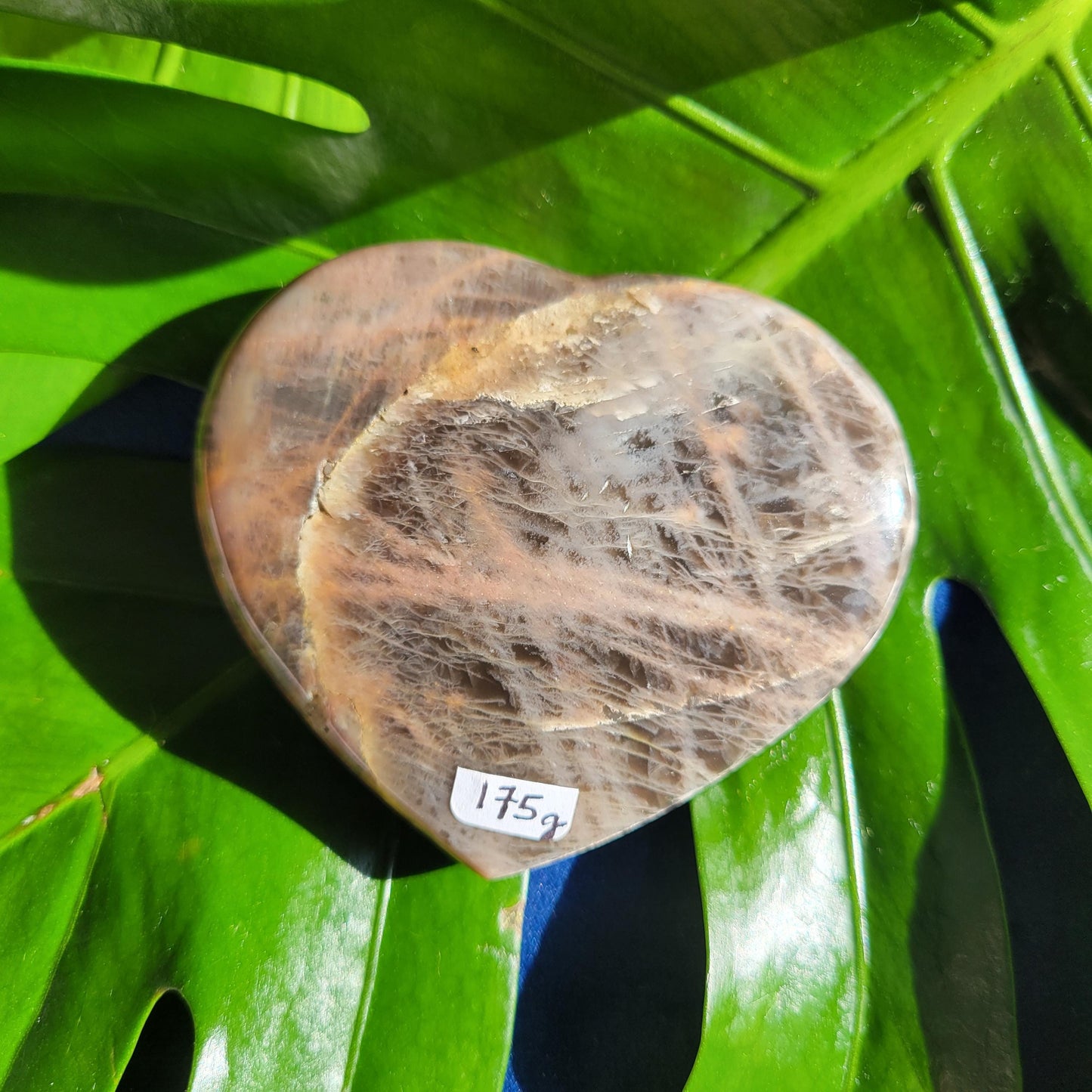 Black Moonstone | Puffy Heart Carvings | Crystal Collector | Home Decor | Birthday Valentines Day Love Gift | Crown Chakra | 175g & 228g
