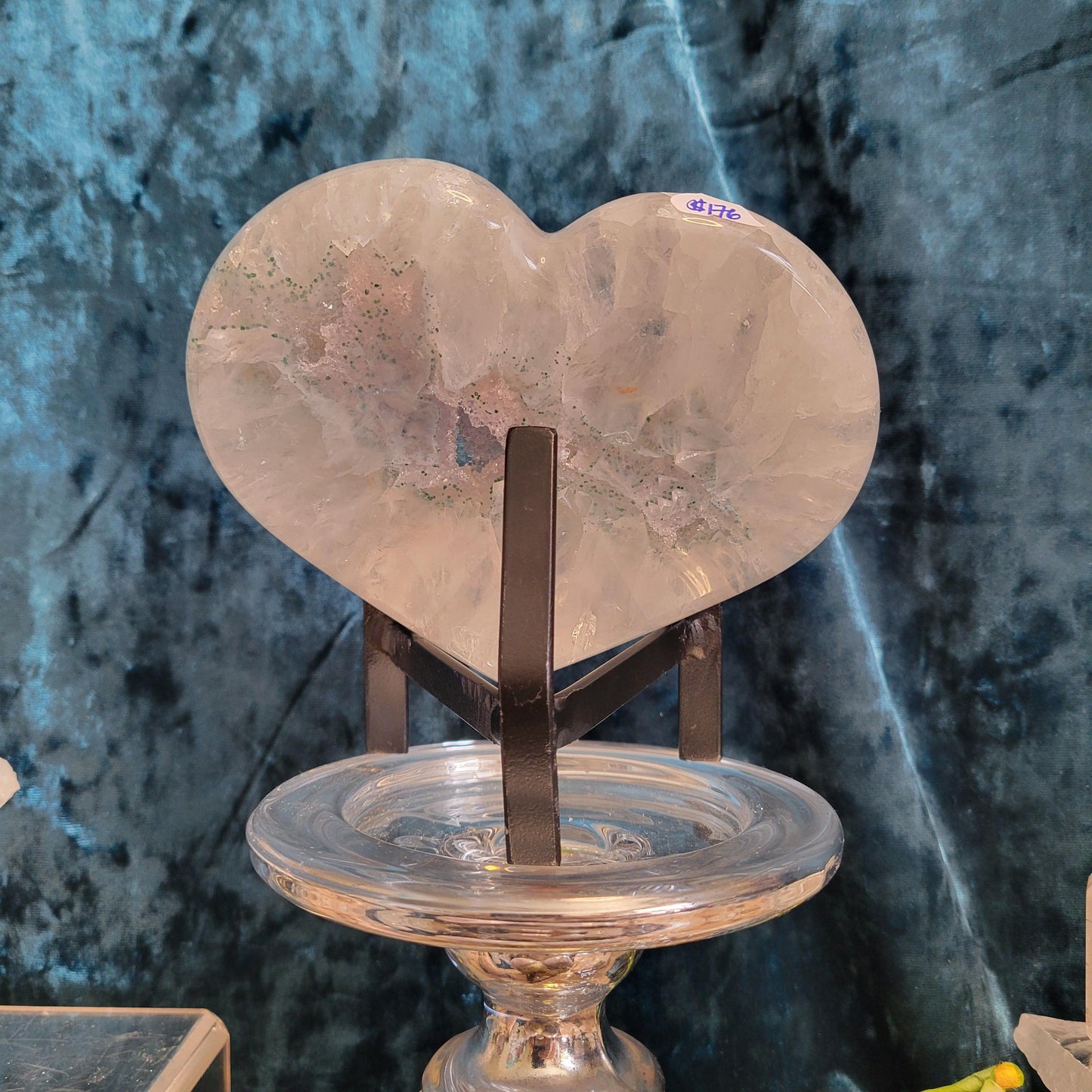 Stunning Druzy Agate Geode with Stand | Crystal Collector | Home Decor | Love You Gift | Statement Piece | 1. 3lbs