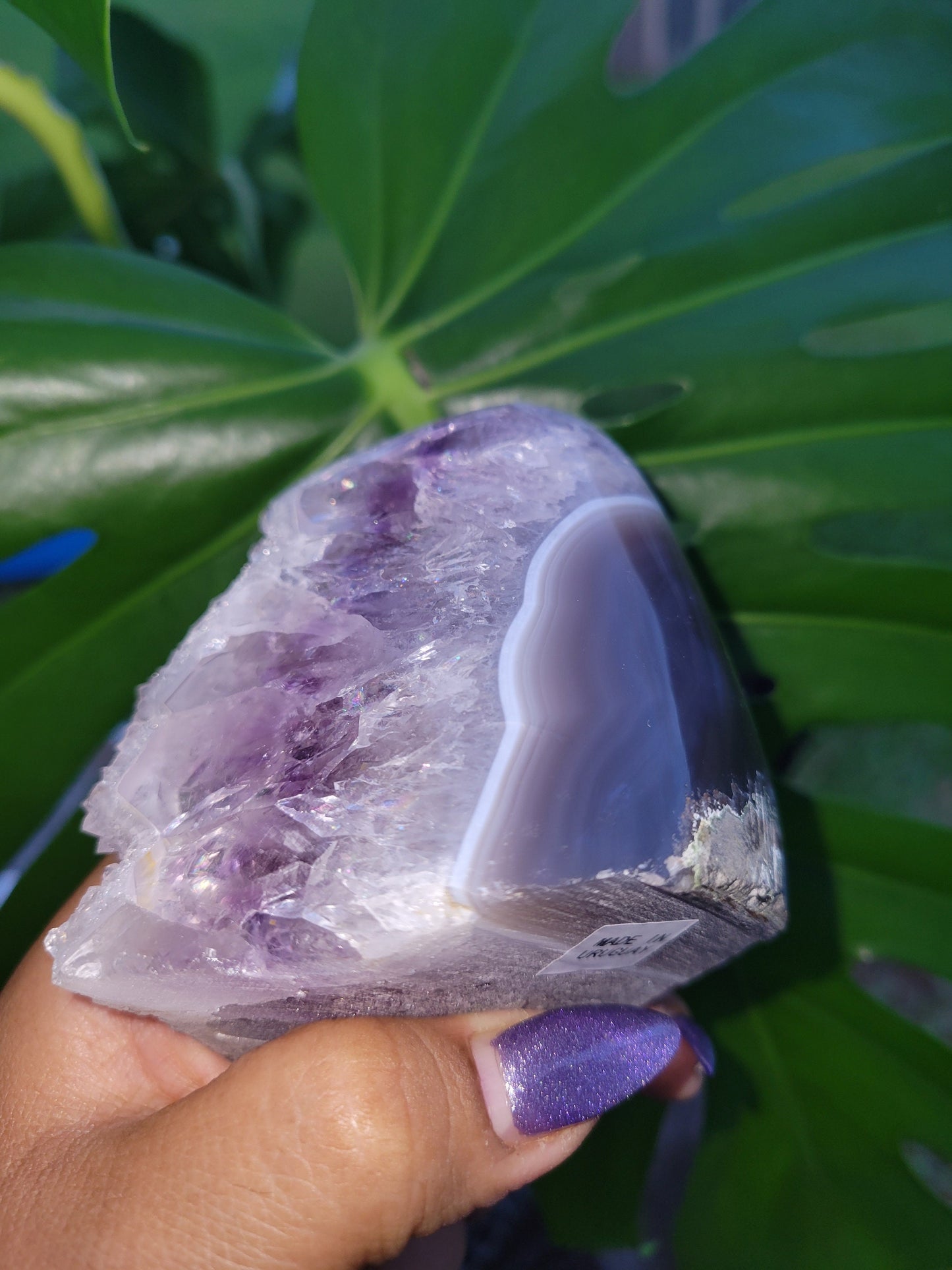 AAA Grade High Quality Lilac Purple Amethyst & Agate Freeform with large sugary points from Uruguay | Crystal Collector | Gift ideas for you