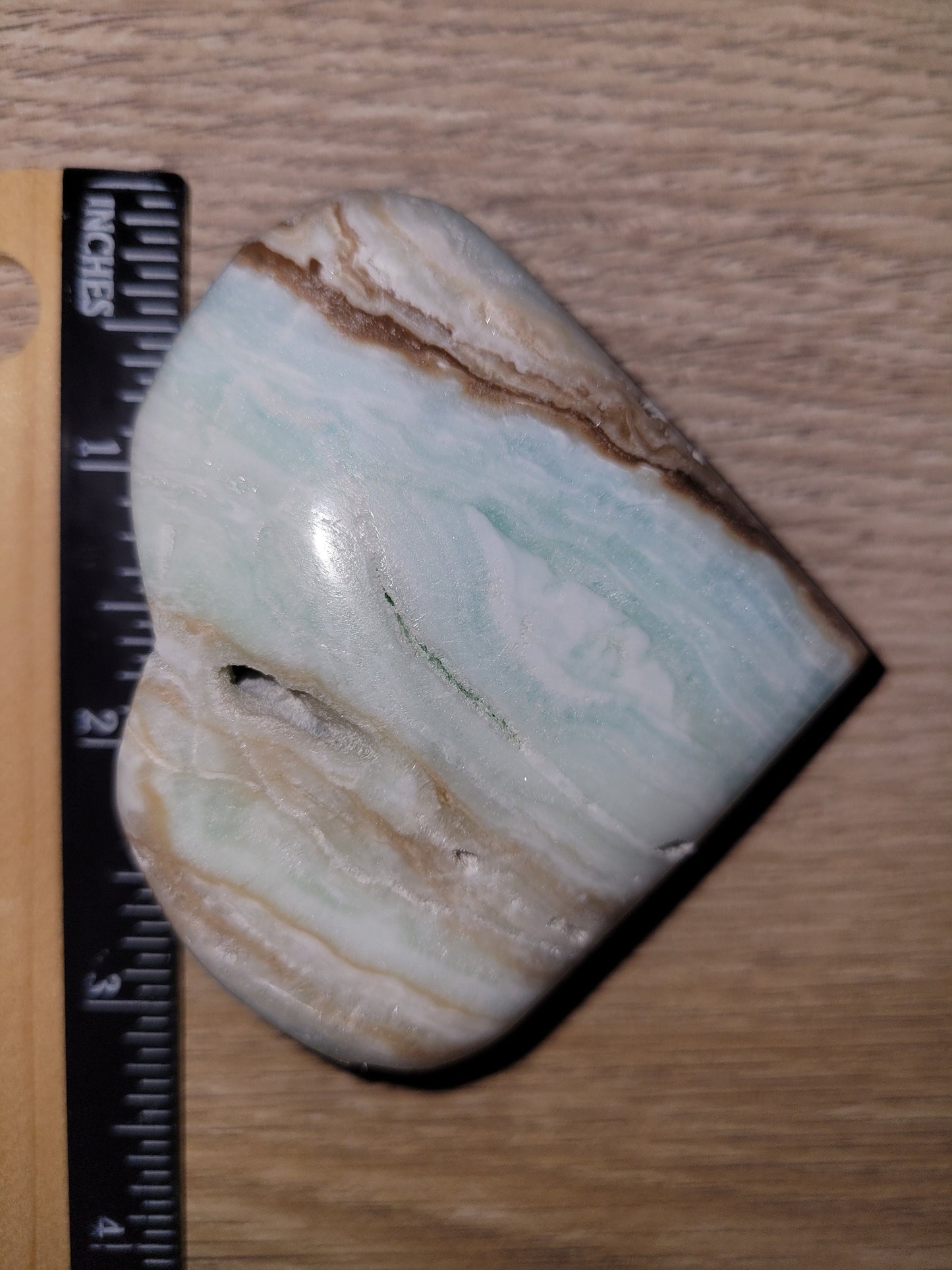 Beautiful Caribbean Calcite Heart Carving | Crystal Collector | Vibrant Beachy Colors with Clam Energy |Birthday or Valentines Day Love Gift