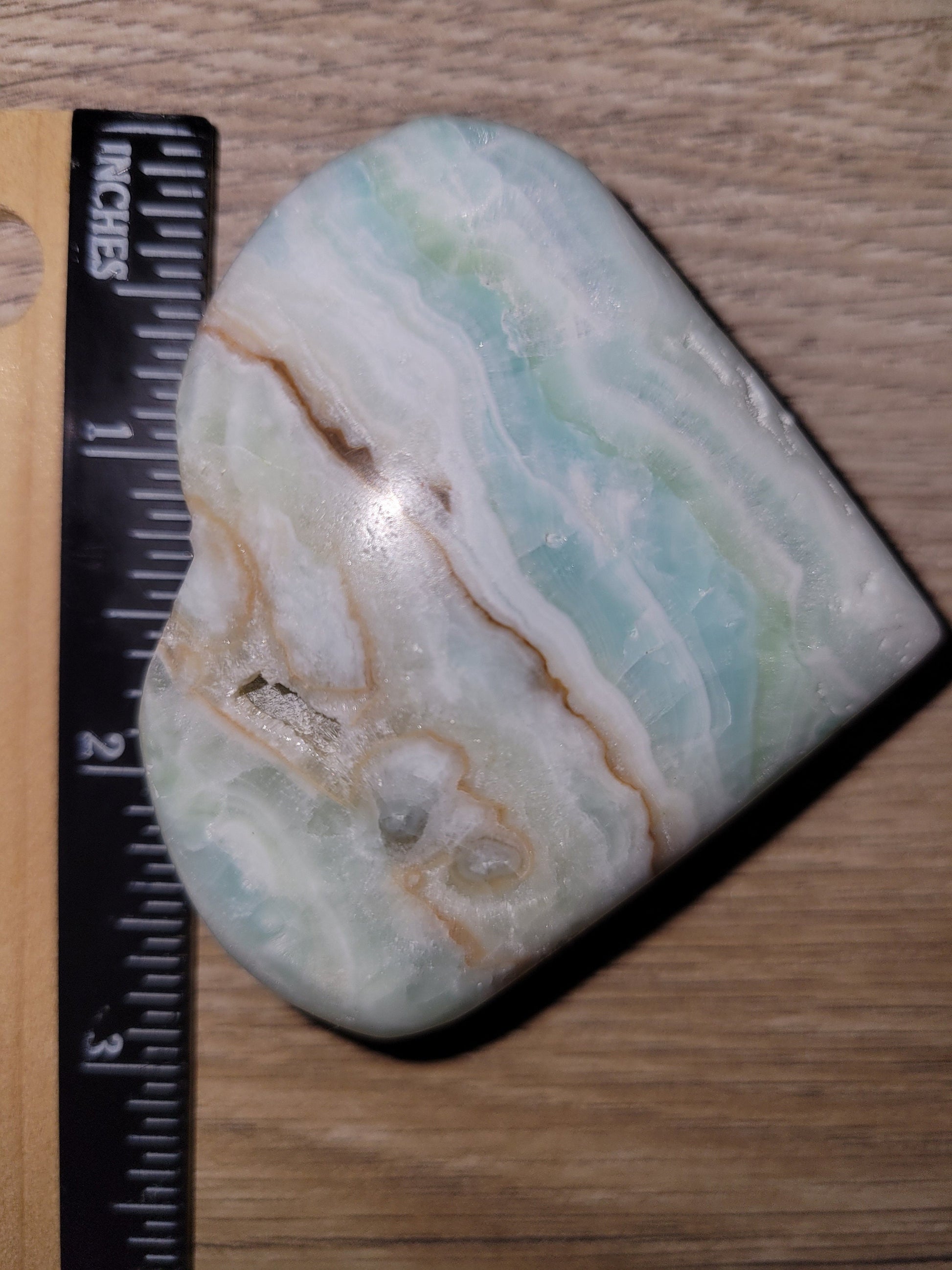 Beautiful Caribbean Calcite Heart Carving | Crystal Collector | Vibrant Beachy Colors with Clam Energy |Birthday or Valentines Day Love Gift
