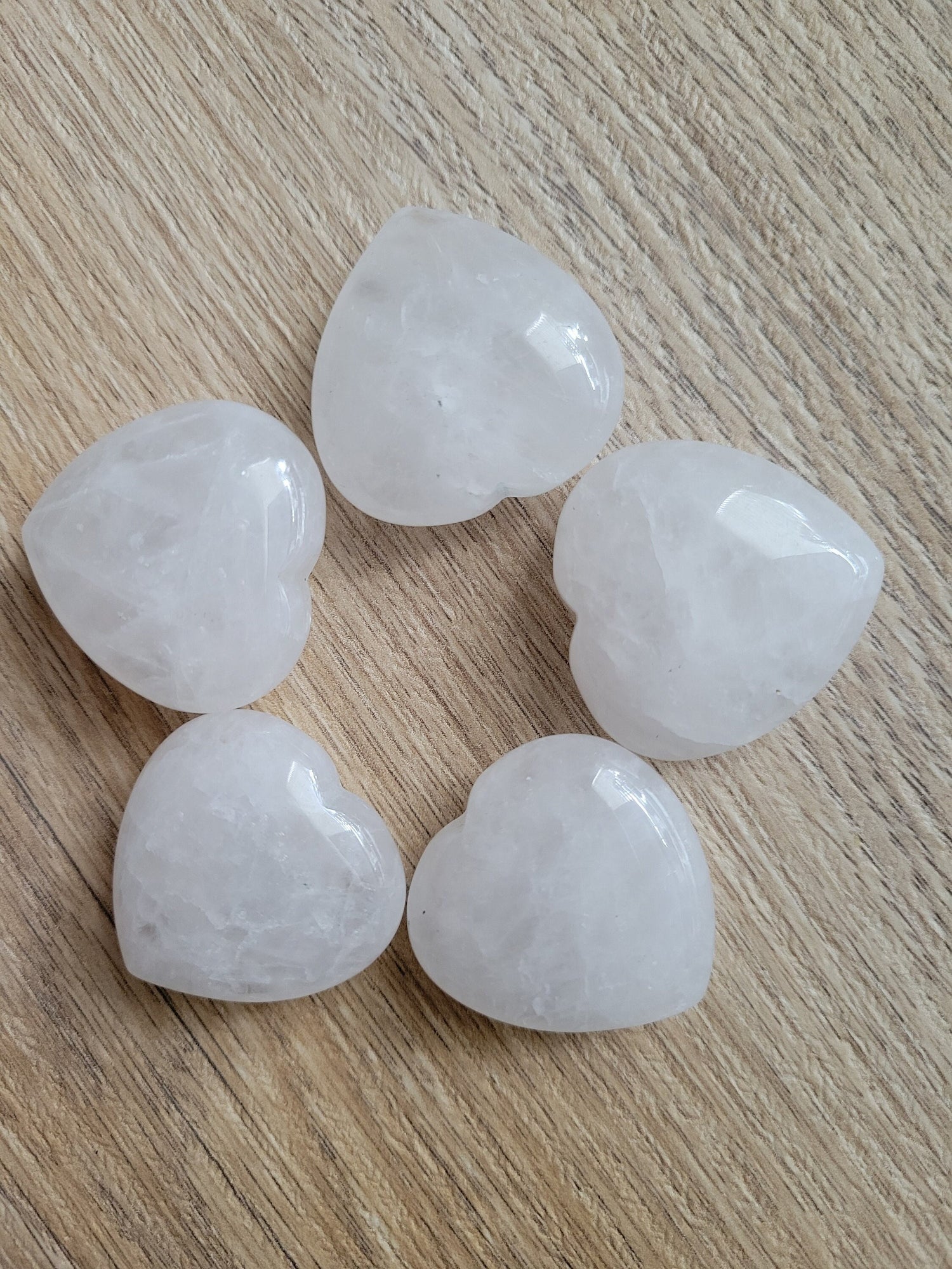 Milky Quartz Heart Crystal Carving | Home Decor | Pocket Purse Wallet | 25g | Intuitively picked | Birthday or Valentines Day Love Gift