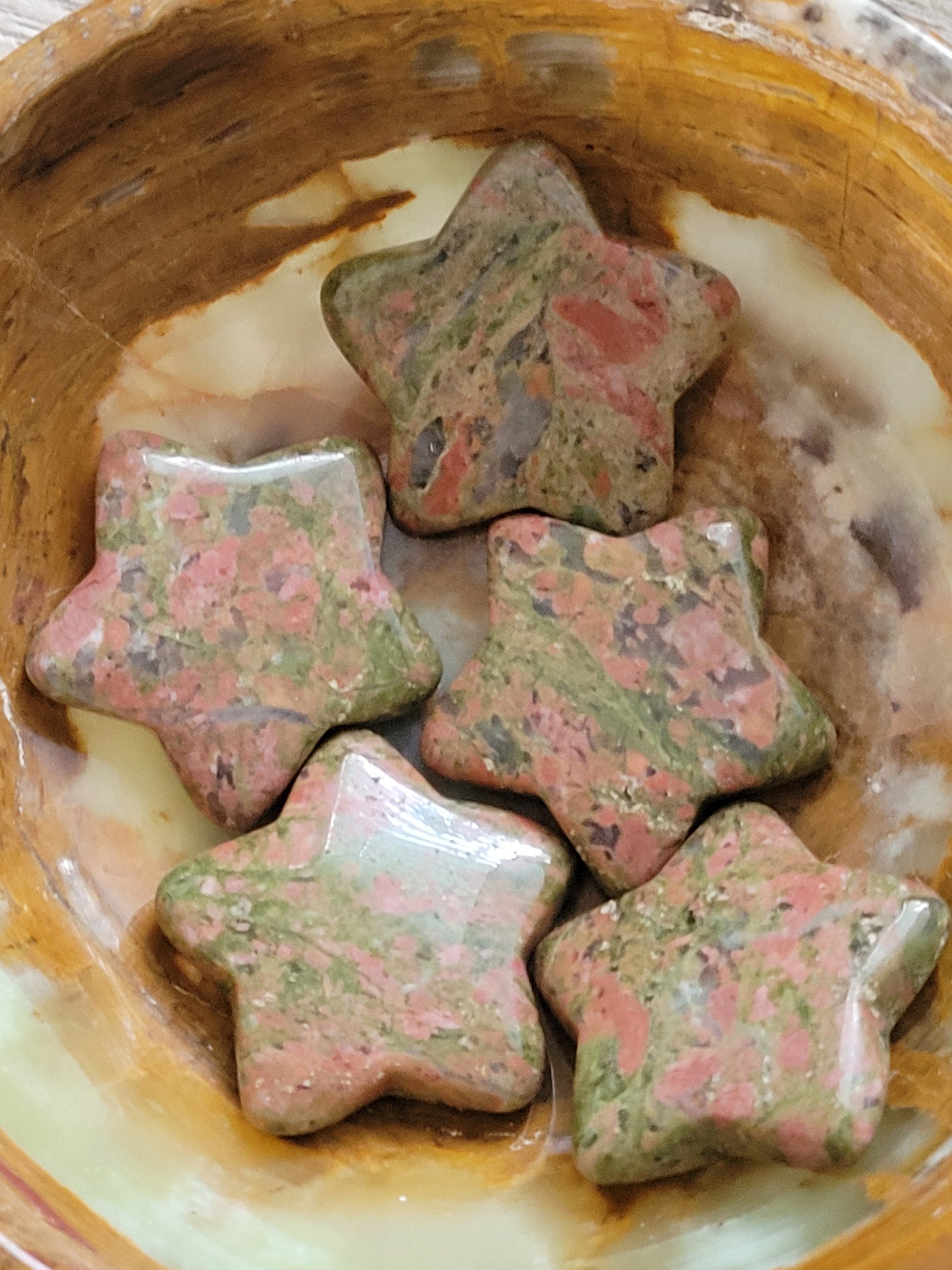 Unakite Crystal Carving - Healing Crystal - Home Decor - 14g - Intuitively Picked