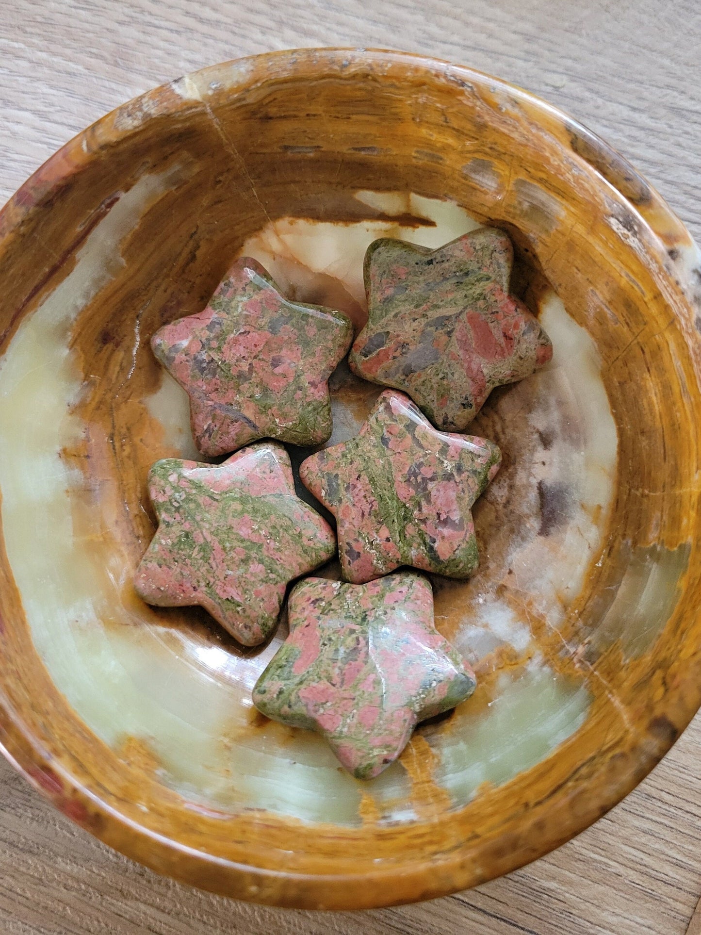 Unakite Crystal Carving - Healing Crystal - Home Decor - 14g - Intuitively Picked