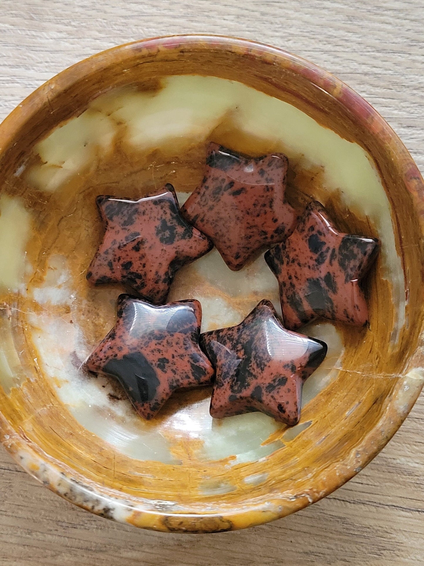 Mahogany Obsidian Star Carving - Healing Gem - Home Decor - 14g - Intuitively Picked