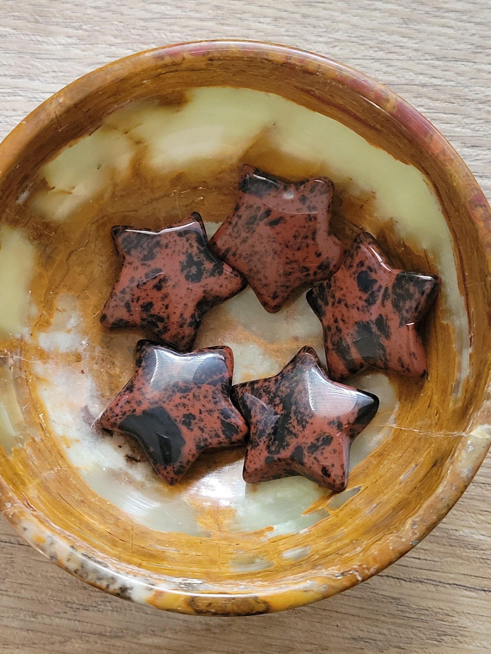 Mahogany Obsidian Star Carving - Healing Gem - Home Decor - 14g - Intuitively Picked