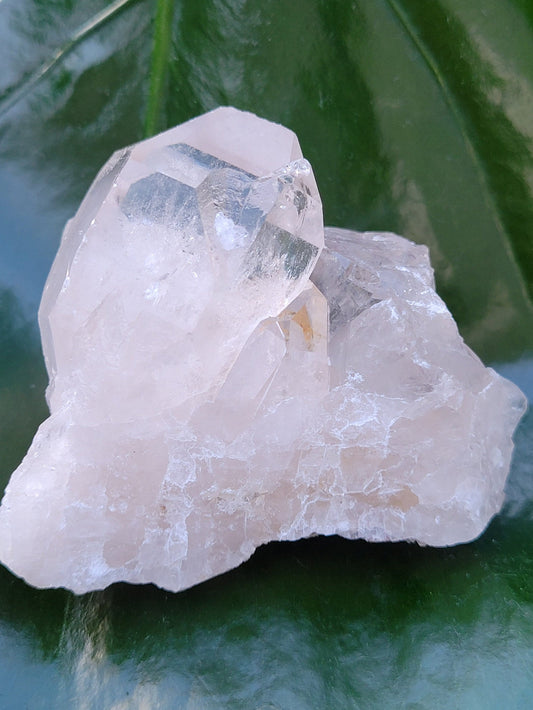Lemurian Clear Quartz Raw & Natural Crystal Twin Points from Arkansas | Home Decor | Crown Chakra Meditation Tool | Good Energy | Gift