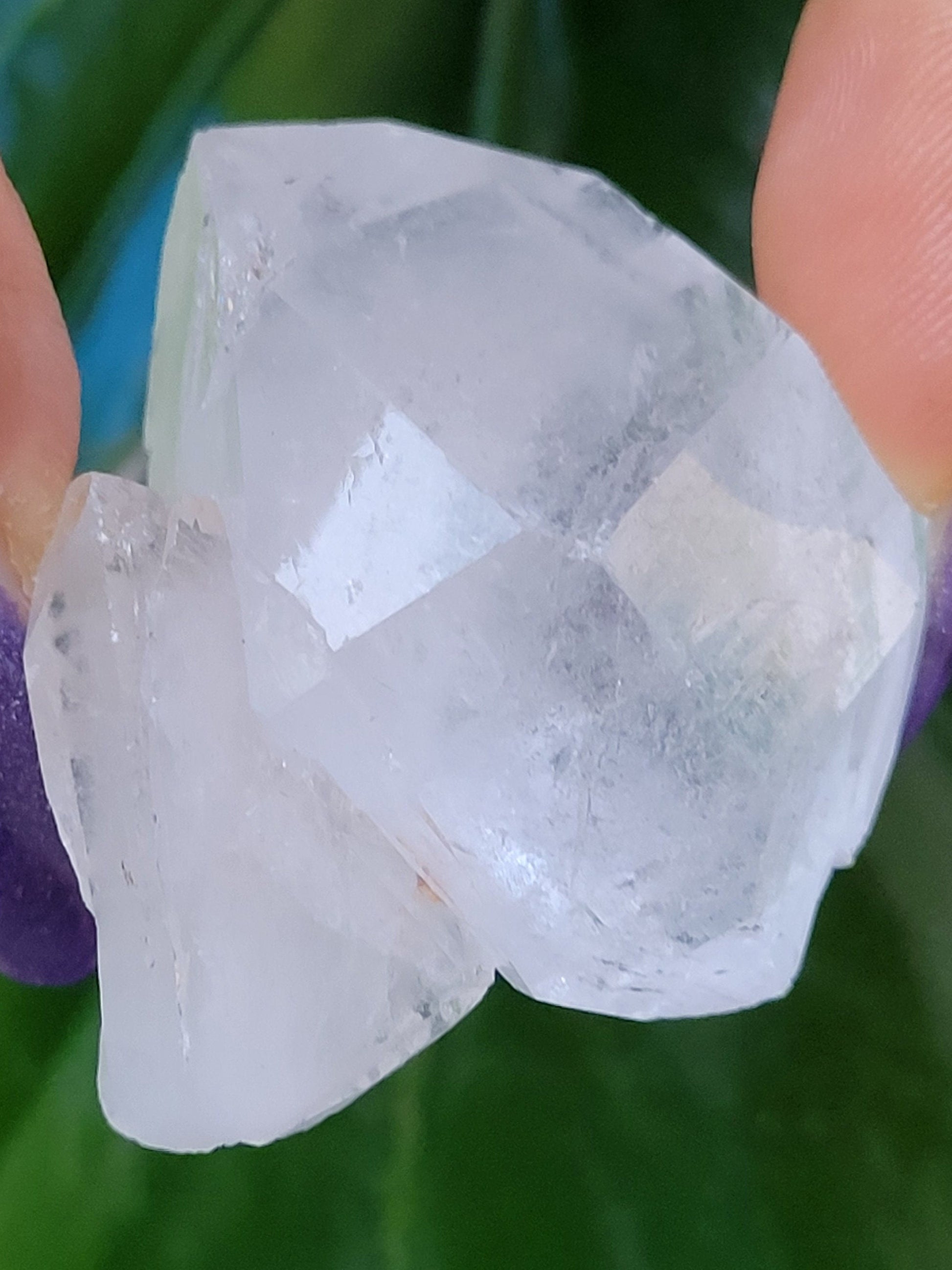 Lemurian Clear Quartz Raw & Natural Crystal Twin Points from Arkansas | Home Decor | Crown Chakra Meditation Tool | Good Energy | Gift