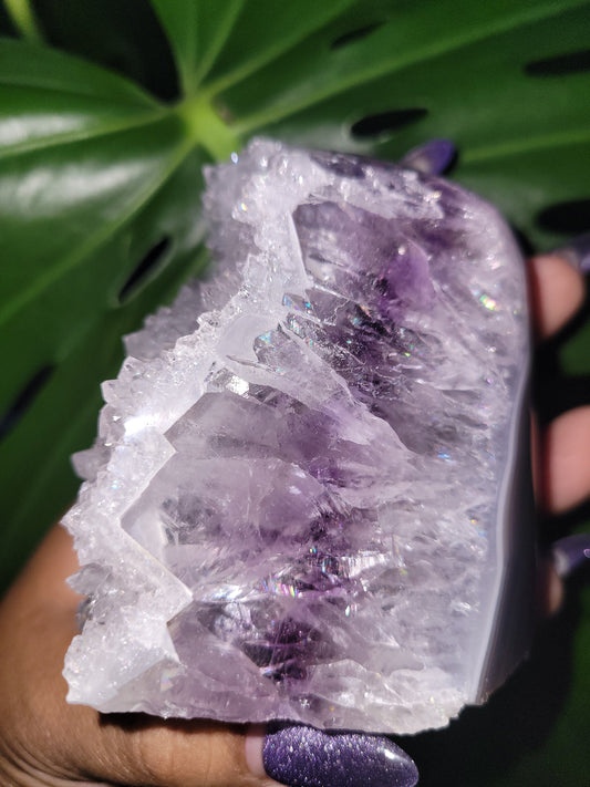 AAA Grade High Quality Lilac Purple Amethyst & Agate Freeform with large sugary points from Uruguay | Crystal Collector | Gift ideas for you