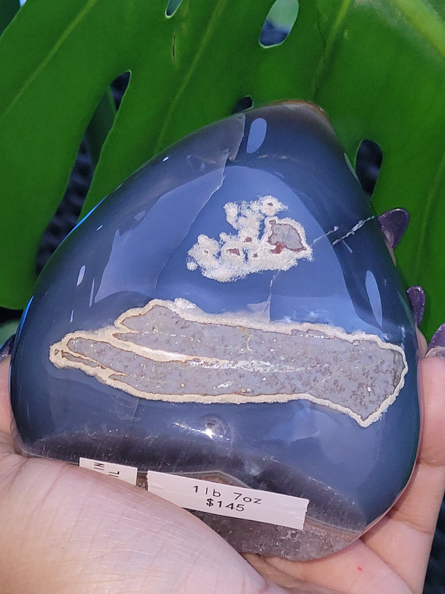 AAA Grade High Quality|Lilac Purple Freeform Amethyst Flame on Agate|From Brazil|Home Decor|Crystal Collector|Birthday Christmas Gift ideas