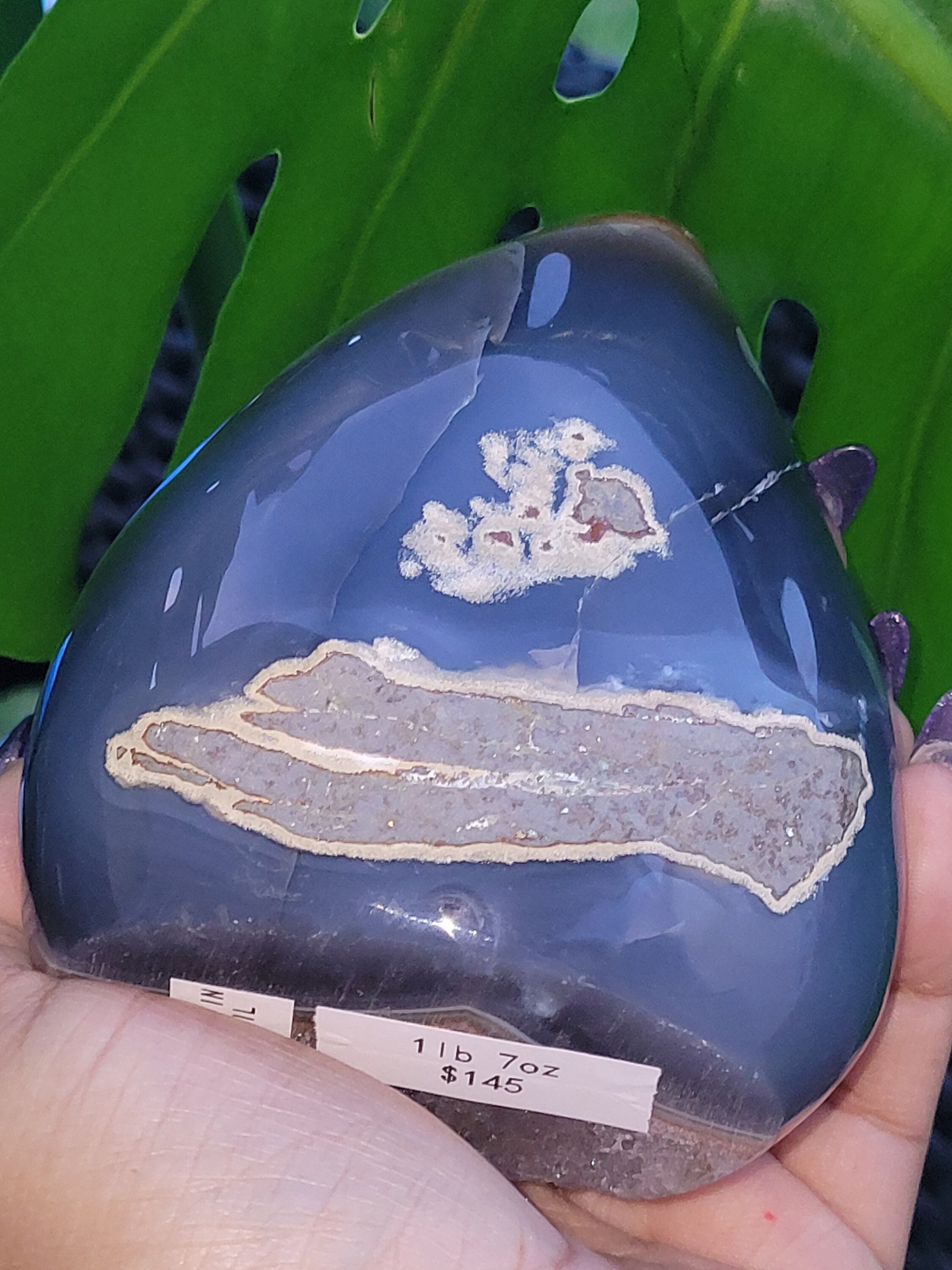 AAA Grade High Quality|Lilac Purple Freeform Amethyst Flame on Agate|From Brazil|Home Decor|Crystal Collector|Birthday Christmas Gift ideas
