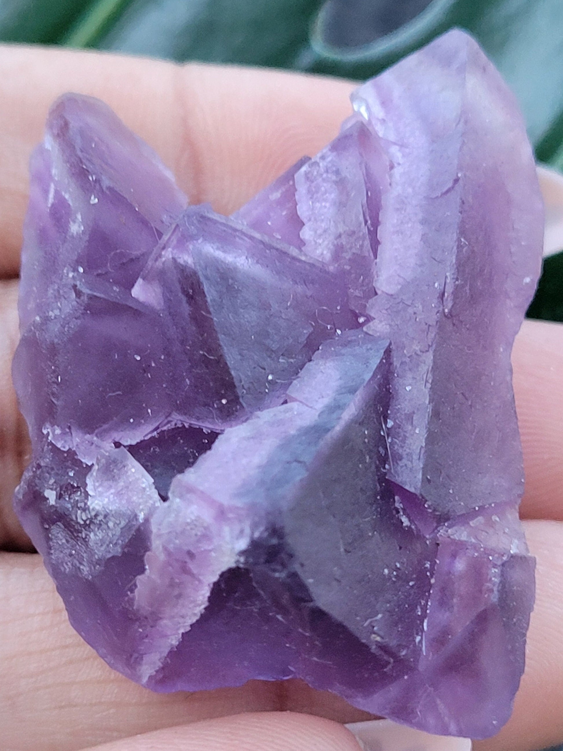 Beautiful Fluorite Specimen | Purple |Crystal Collector | Home Decor | Gift Ideas for Birthday Christmas Love | The Genius Stone