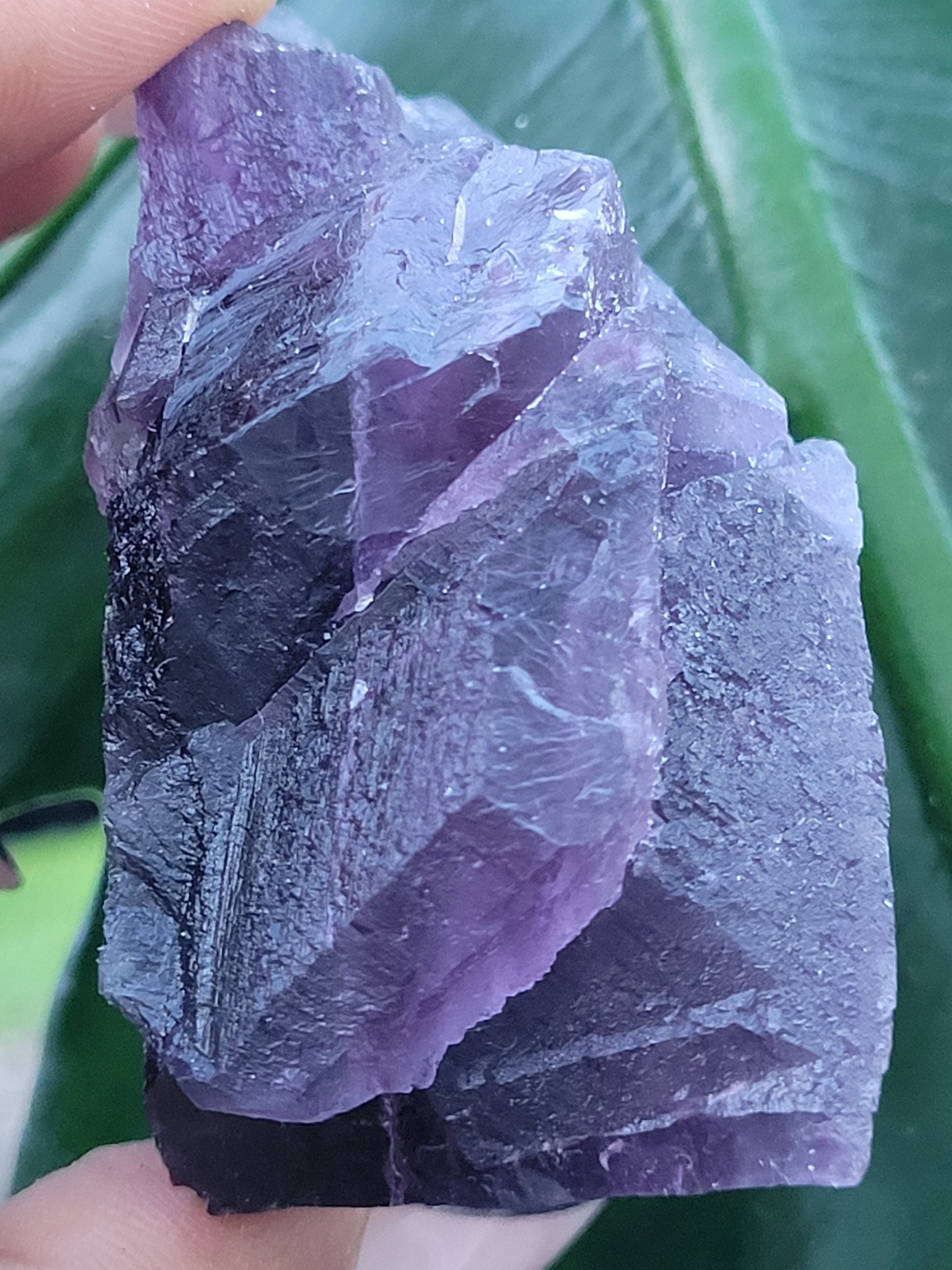 Beautiful Fluorite Specimen | Bicolor Purple and Lavender | Crystal Collector|Home Decor | Birthday Christmas Love Gift Ideas | Genius Stone