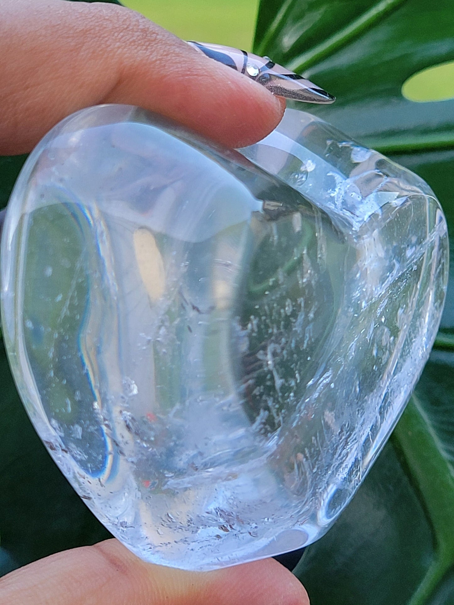Stunning Clear Quartz Crystal - Heart Bowl Carving - Crystal Collector - Gift - Home Decor