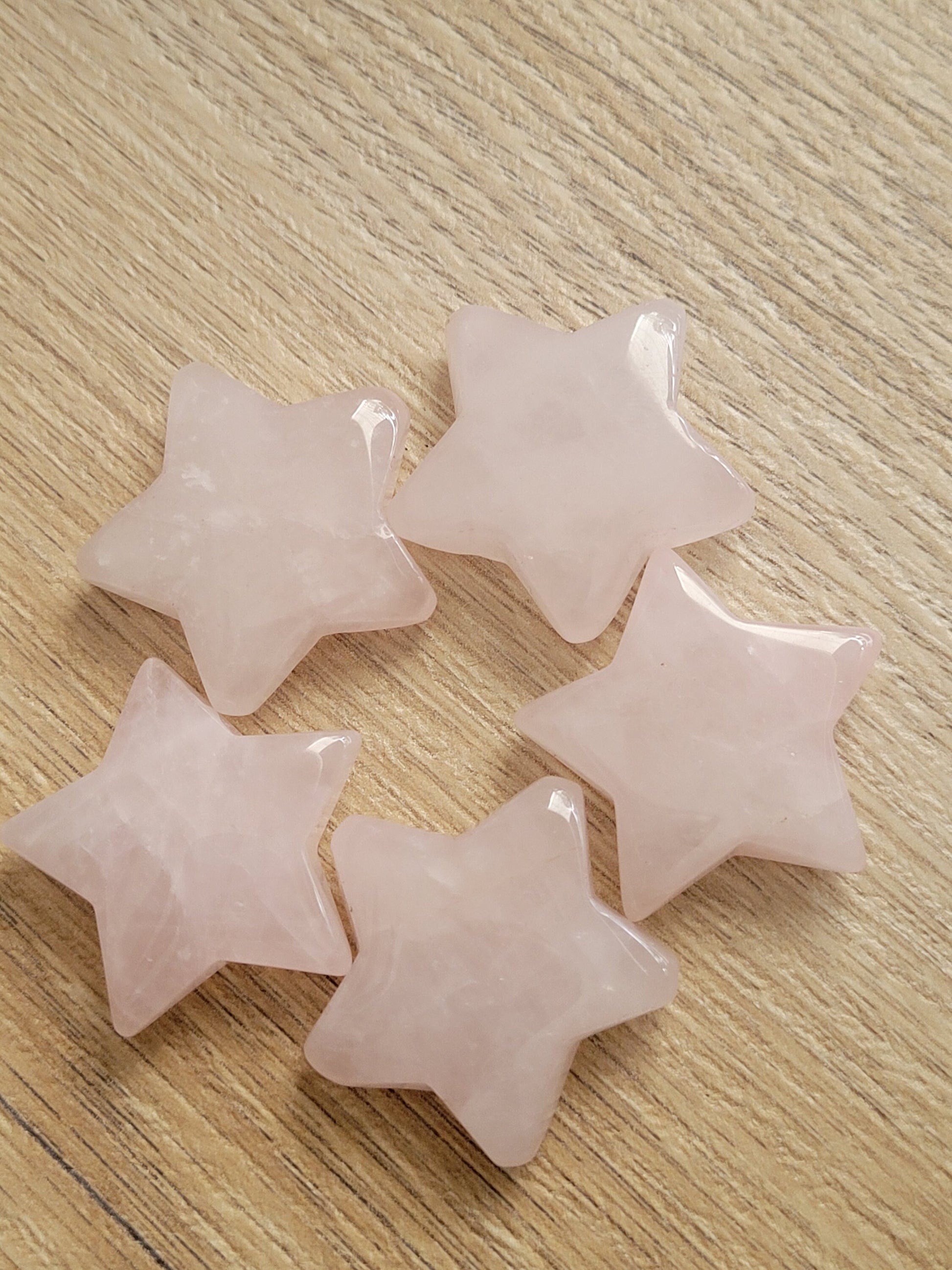 Rose Quartz Star Crystal Carving - Healing Crystal - Home Decor - 14g - Intuitively Picked - Heart Chakra - Love - Birthday Anniversary Gift