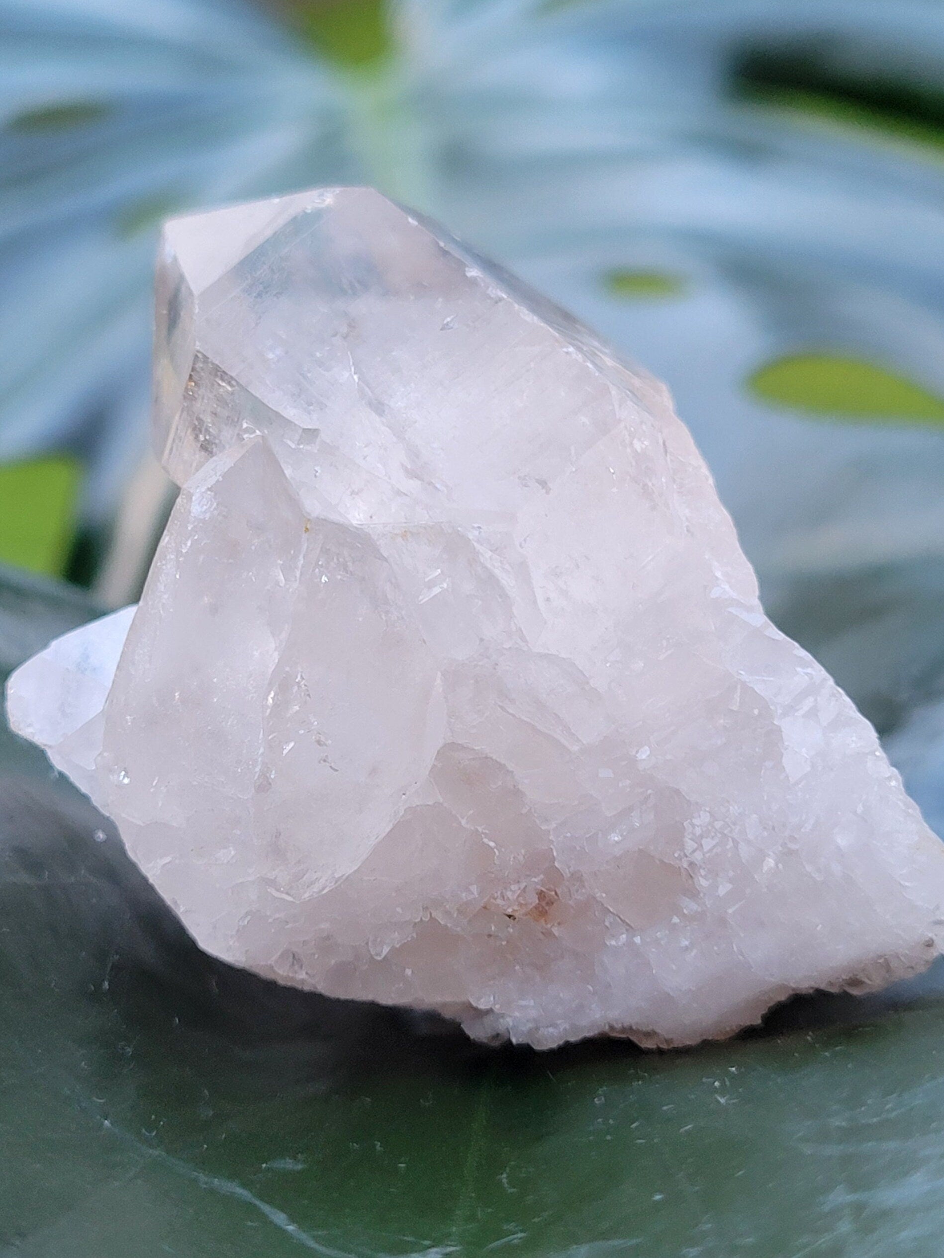 Lemurian Clear Quartz Raw & Natural Crystal Twin Points from Arkansas | Home Decor | Crown Chakra Meditation Tool | Good Energy | Gift
