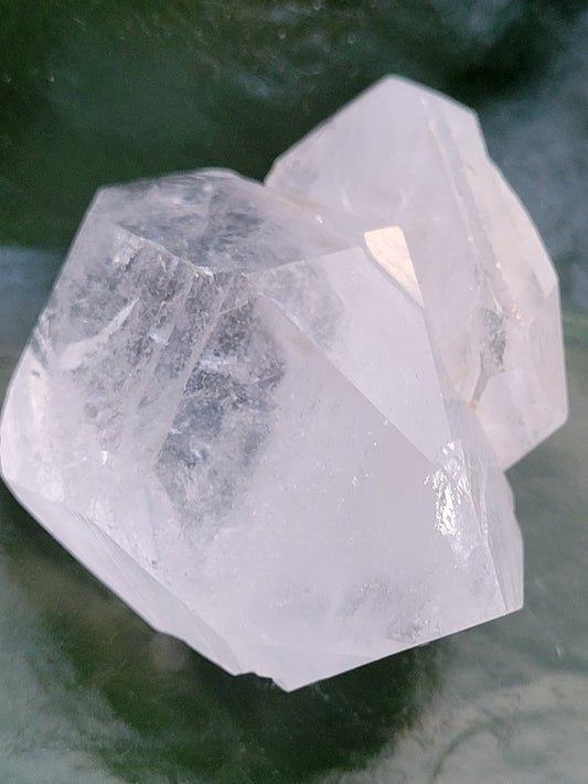 Lemurian Clear Quartz Raw & Natural Crystal Twin Points from Arkansas | Home Decor | Crown Chakra Meditation Tool | Good Energy | Gift