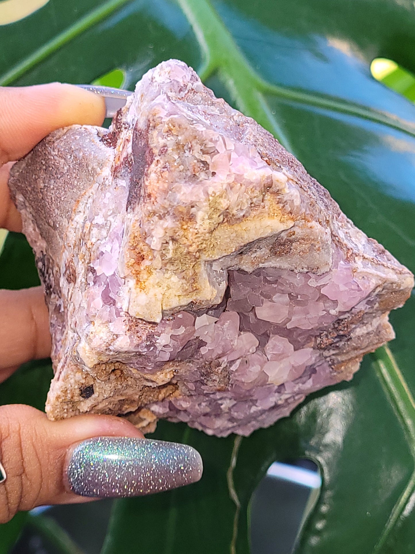 Pretty in Pink Starbloom Druze Cobalto Calcite on Matrix Specimen - Natural Gemstones - Home Decor - Gift - Crystal Collectors - Mexico