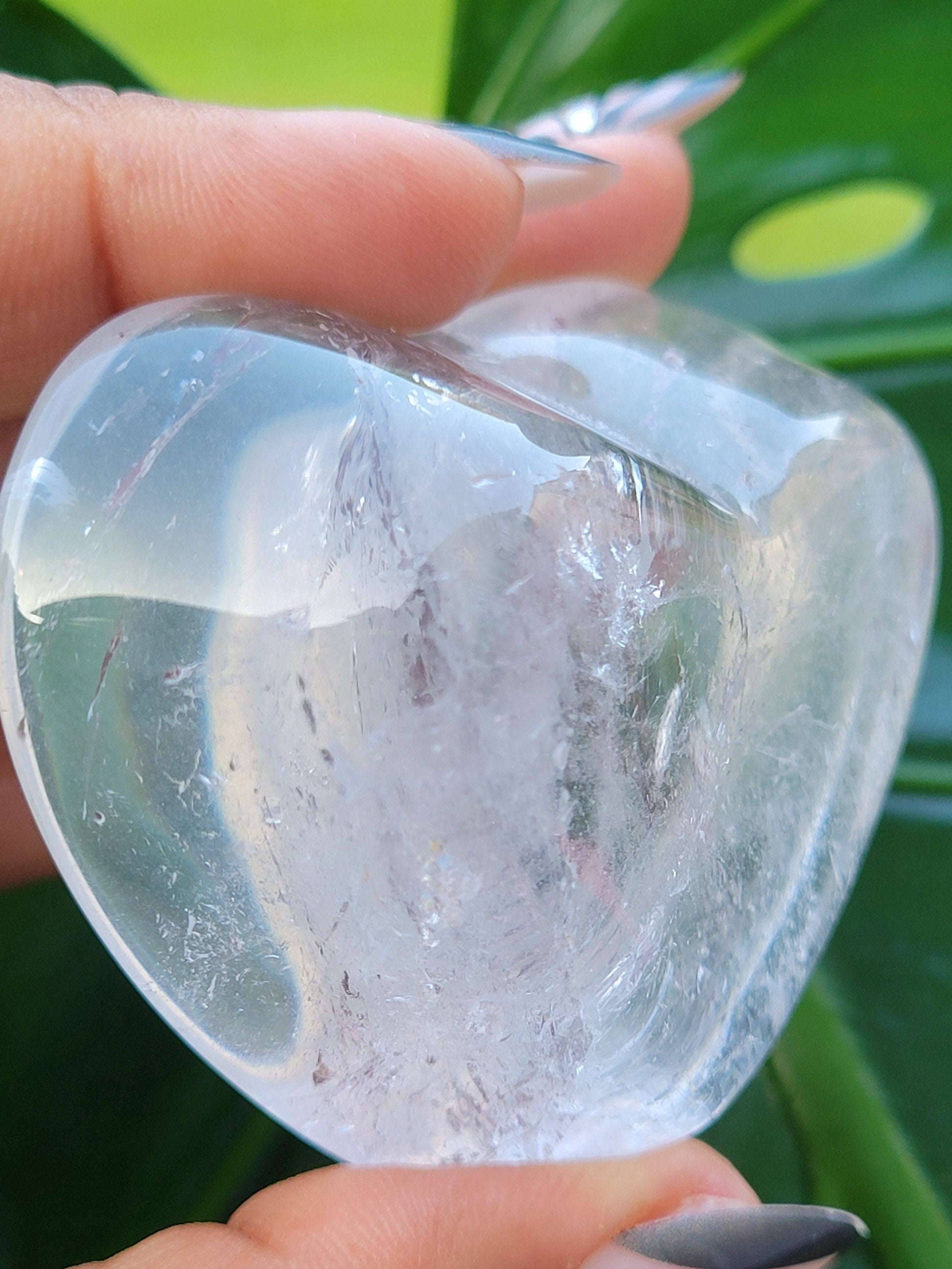 Stunning Clear Quartz Crystal - Heart Bowl Carving - Crystal Collector - Gift - Home Decor