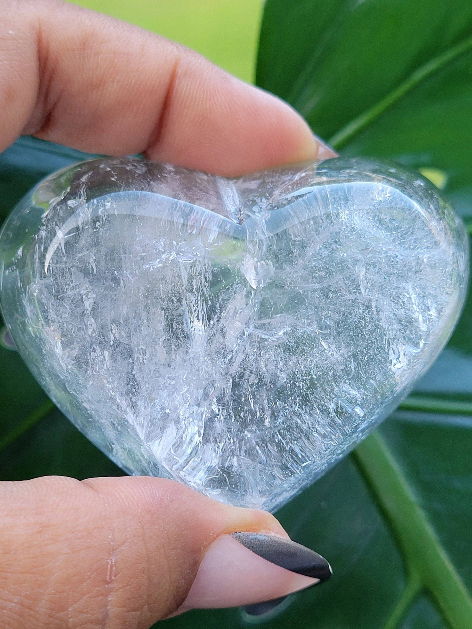 Stunning Clear Quartz Crystal - Heart Bowl Carving - Crystal Collector - Gift - Home Decor