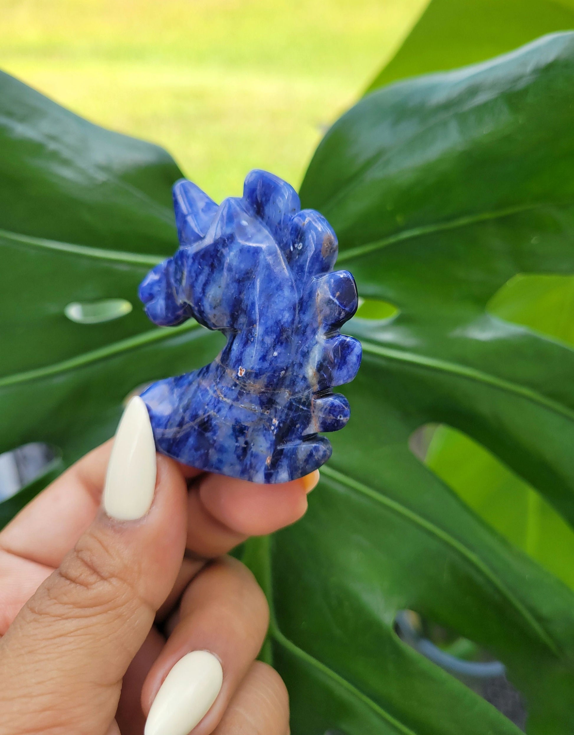 Sunset Sodalite Unicorn Crystal Carving - Crystal Collector - Master Carver - Gift - Luxury Home Decor