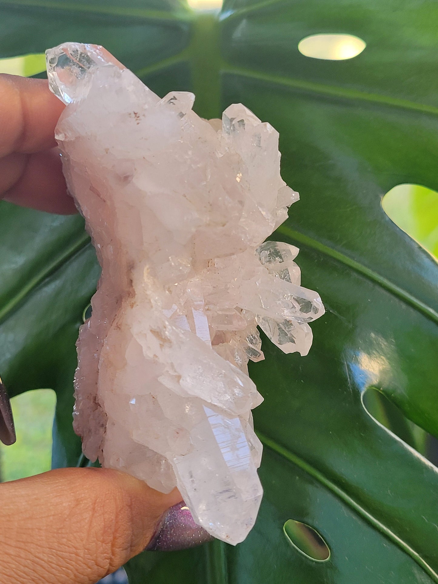 Stunning Pink Lemurian Colombian Quartz Cluster | Crystal Collector | High Quality | Home Decor | Heart Chakra | Love You Gift | Pink