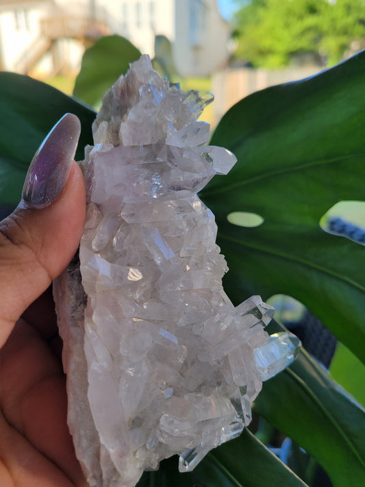Stunning Pink Lemurian Colombian Quartz Cluster | Crystal Collector | High Quality | Home Decor | Heart Chakra | Love You Gift | Pink
