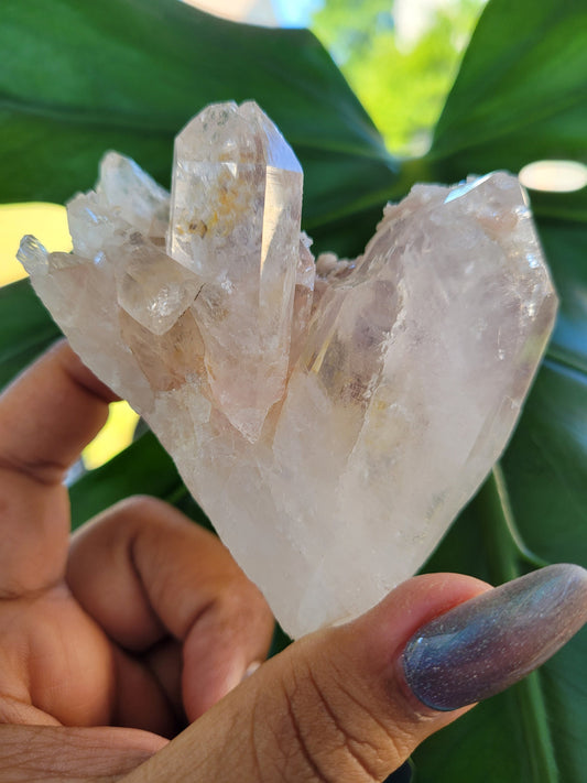 Stunning Pink Lemurian Colombian Quartz Cluster | Crystal Collector | High Quality | Home Decor | Heart Chakra | Love You Gift | Pink