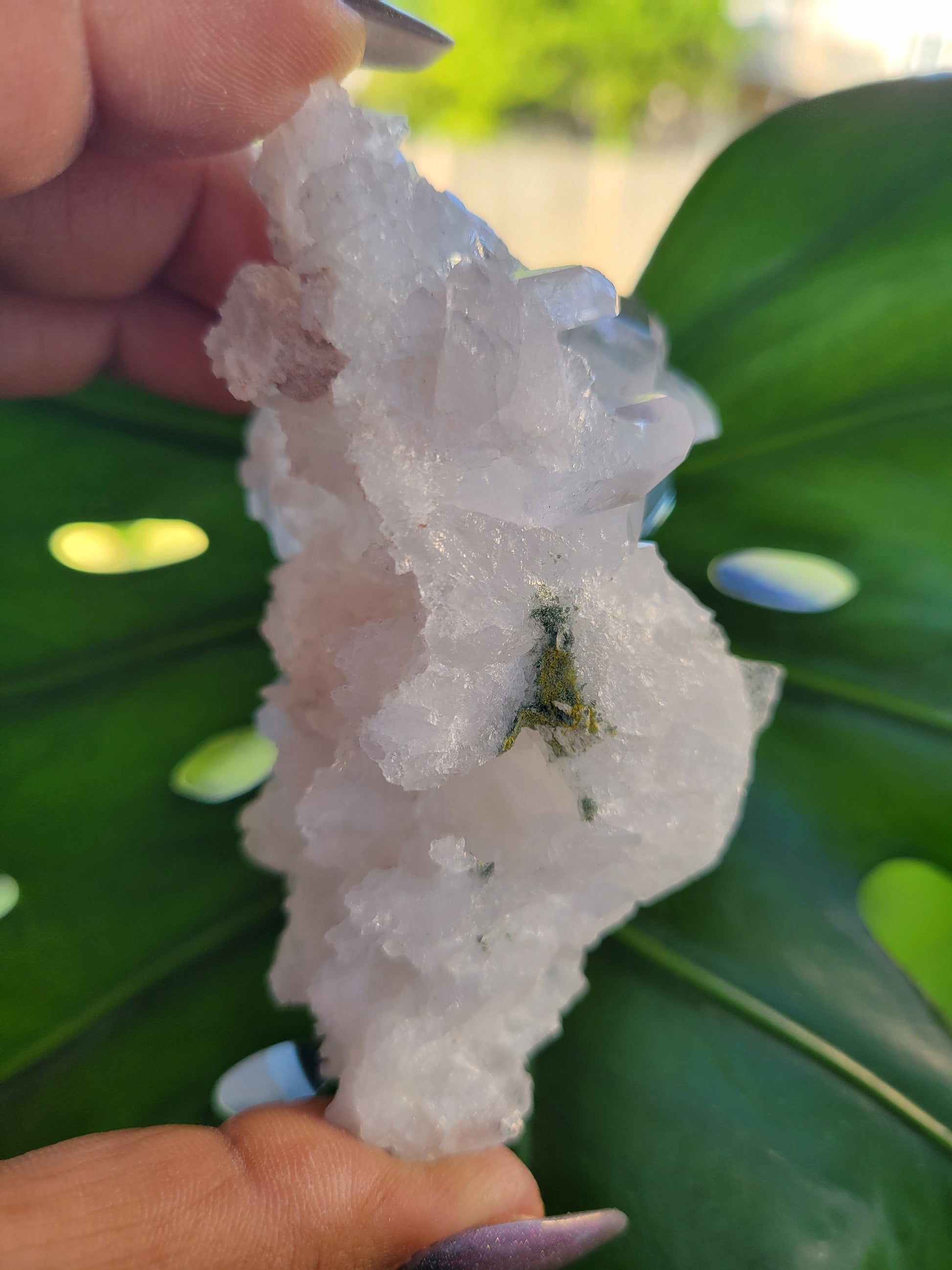 Stunning Pink Lemurian Colombian Quartz Cluster with Chlorite | Crystal Collector |High Quality | Home Decor|Heart Chakra|Love You Gift|Pink
