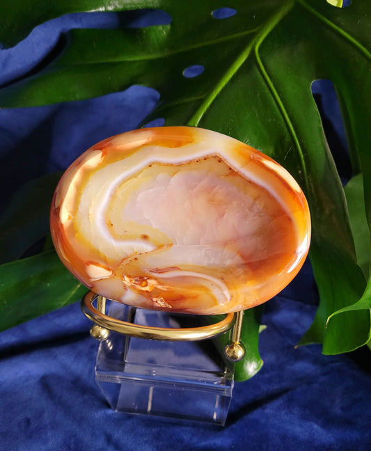 High Quality Druzy Carnelian and Orca Agate Crystal Bowl - Jewelry Accessories - Crystal Collector - Home Decor - Gift