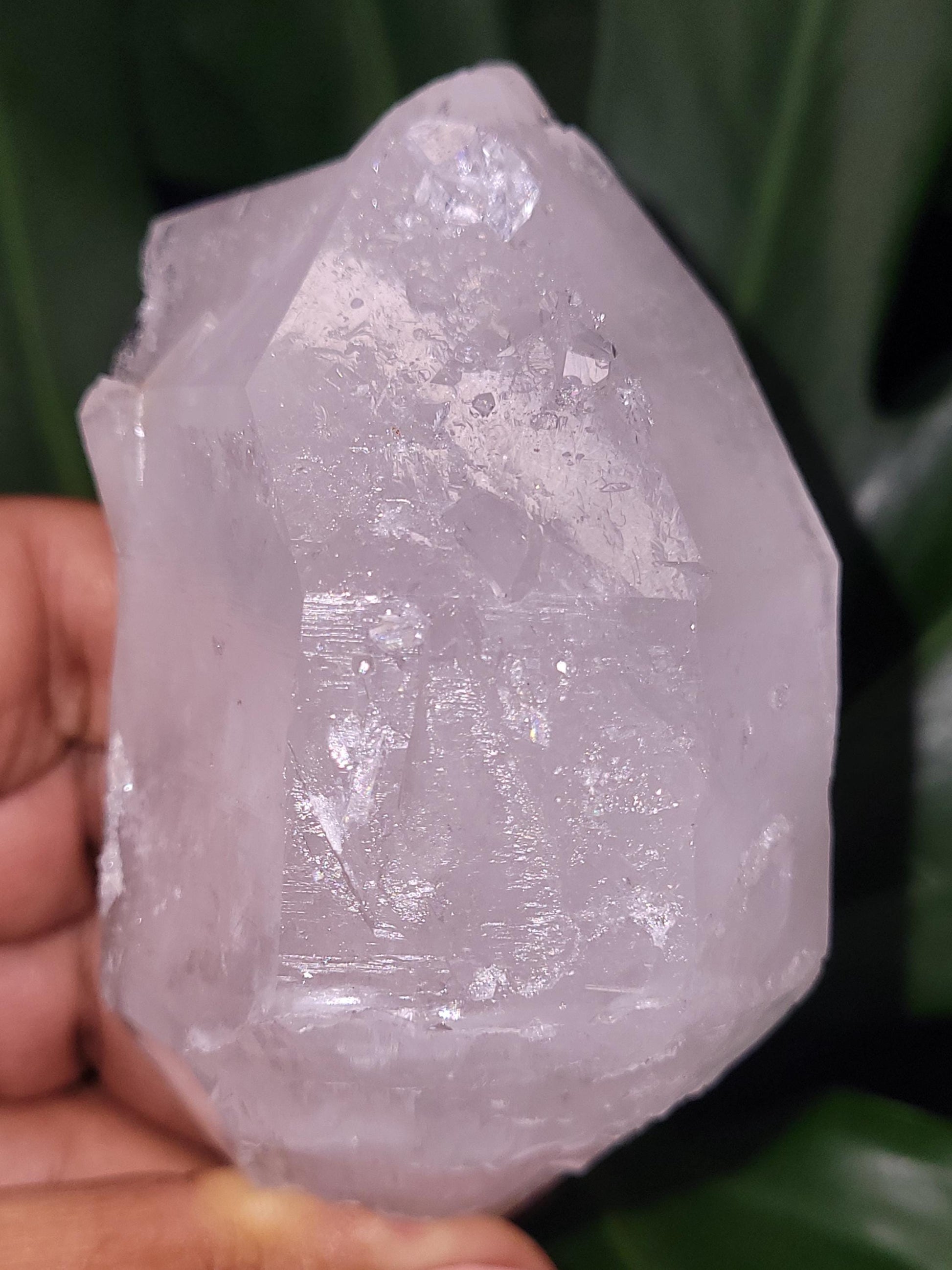 Stunning Lemurian Clear Quartz Crystal Point-Crystal Collectors-Birthday Anniversary Christmas Gift-Home Decor-Gift Ideas-High Quality