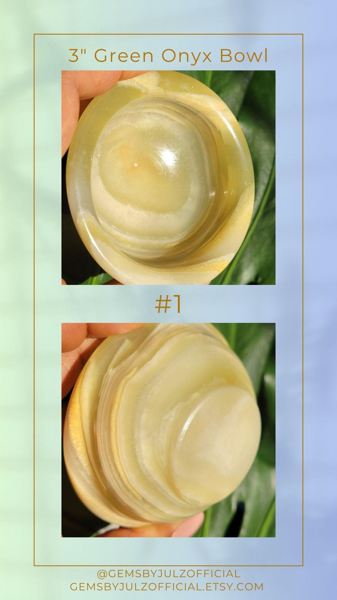 3 inch Green Onyx Bowl - Jewelry Accessories - Banding - Pakistan - Home Decor - Birthday Anniversary Christmas Love Gift Ideas - Crystals