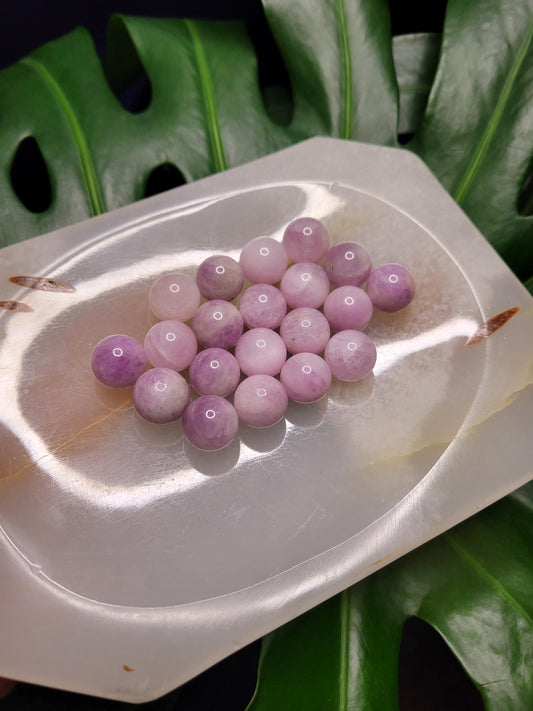 13mm Kunzite Spheres - Intuitively Picked - Crystal Collector - Birthday Anniversary Christmas Gift Ideas - Home Decor - Lavender Pink