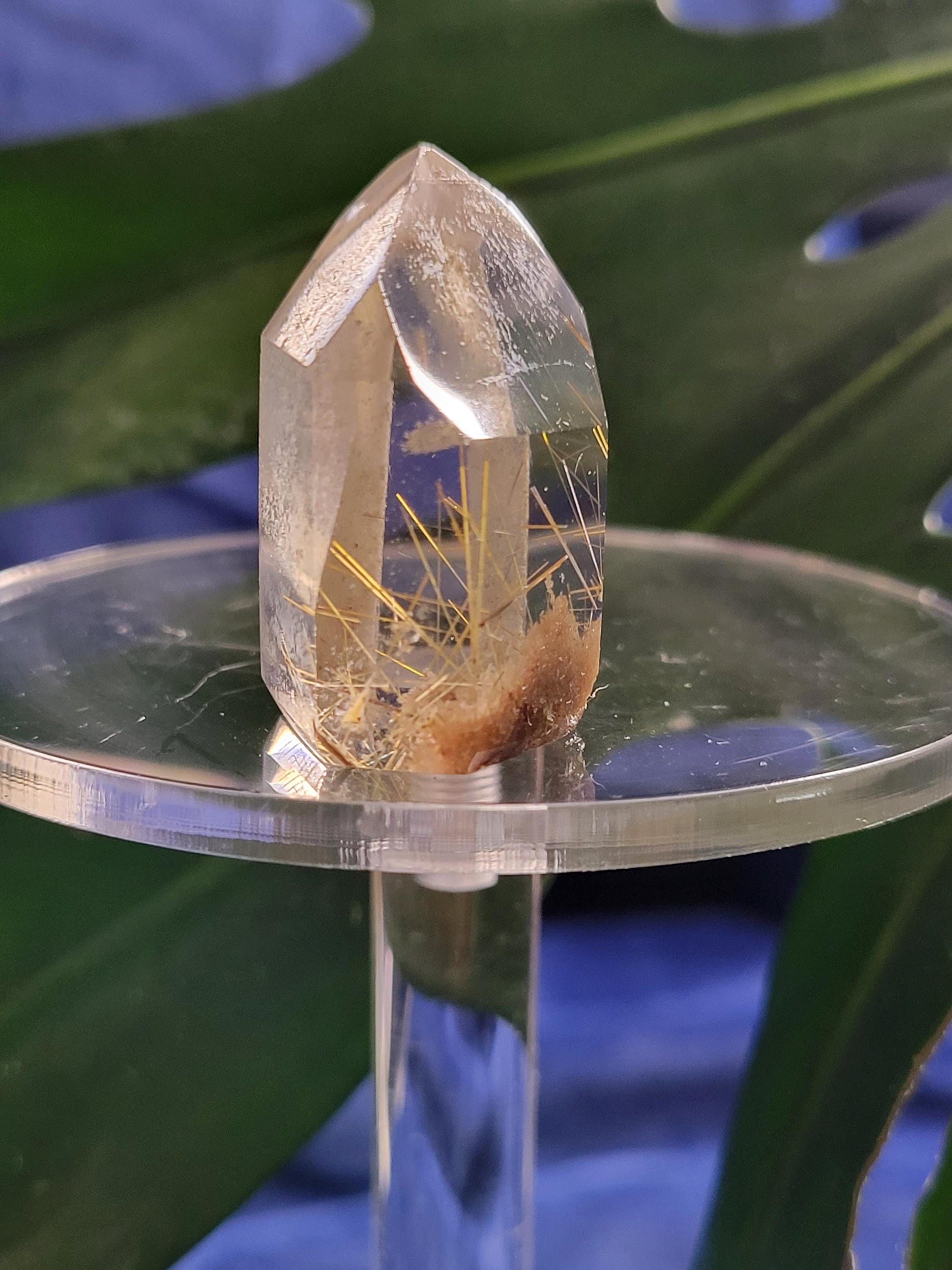 AAA Grade Stunning Rutilated Clear Quartz from Brazil | Lodolite & Gold Rutile Inclusions | Collectors Piece | Gift Ideas | All Chakras