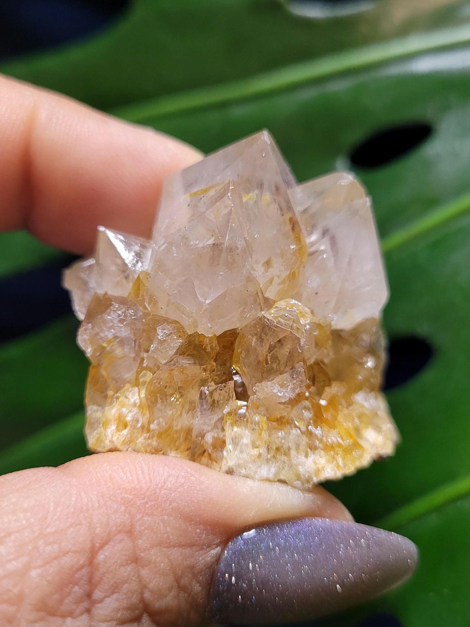 Stunning Spirit Quartz Cluster from South Africa - Crown Chakra Meditation - Birthday Collectors Christmas Party Gift Ideas - Lavender - 48g