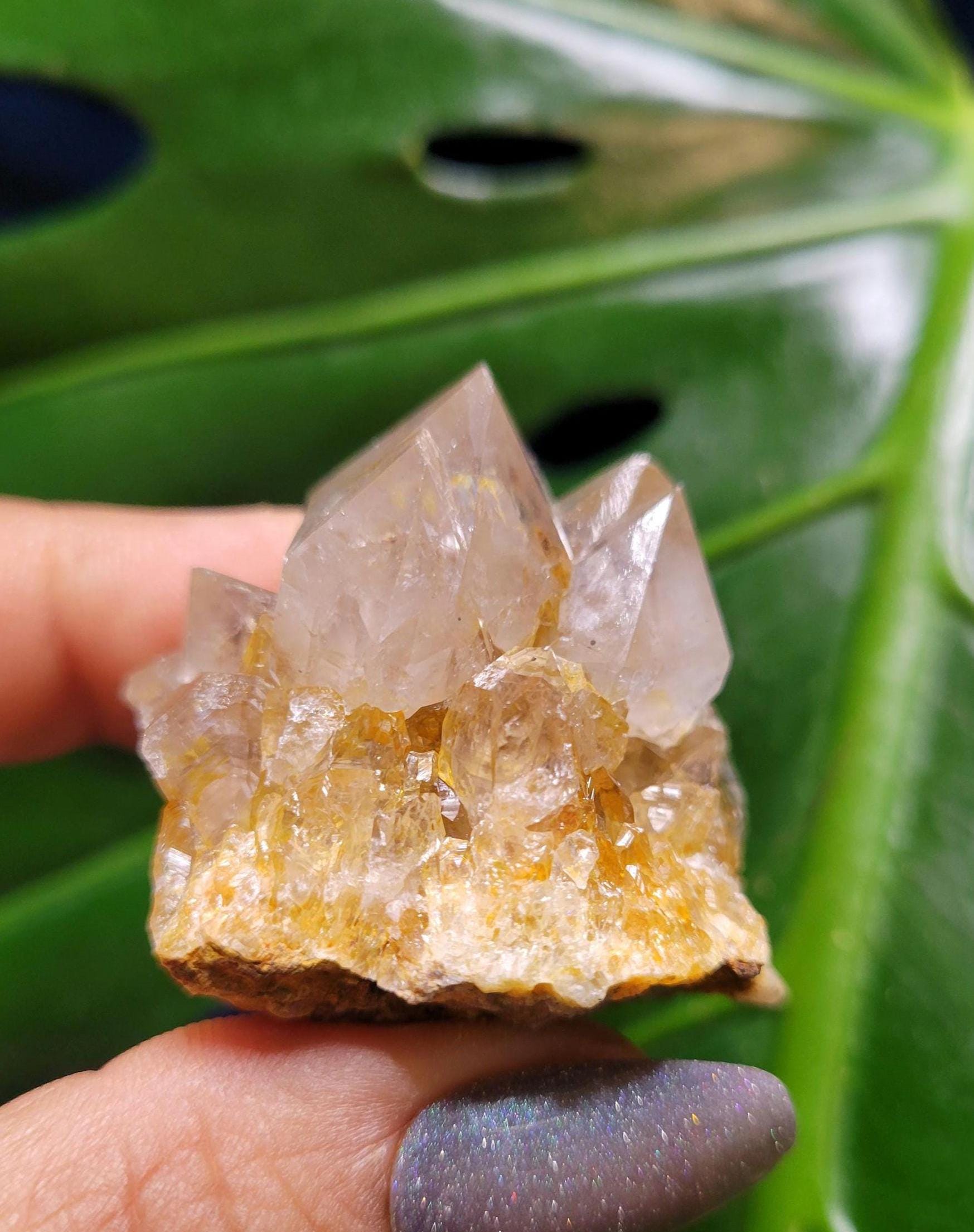 Stunning Spirit Quartz Cluster from South Africa - Crown Chakra Meditation - Birthday Collectors Christmas Party Gift Ideas - Lavender - 48g