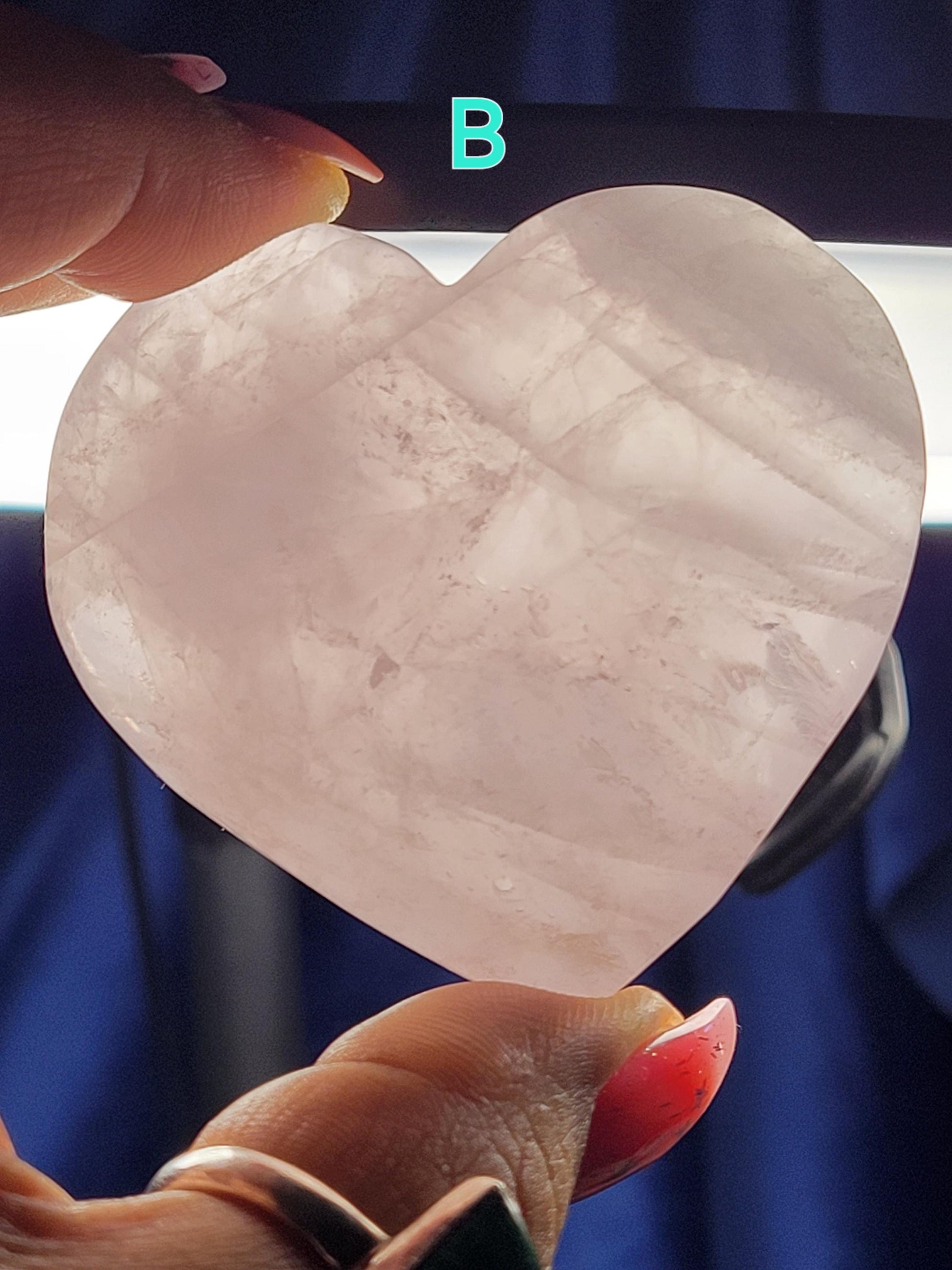 Rose Quartz Heart Carvings | Pink Crystal of Love | Heart Chakra | Meditation Tool | Home Decor | Birthday or Valentines Day Love Gift