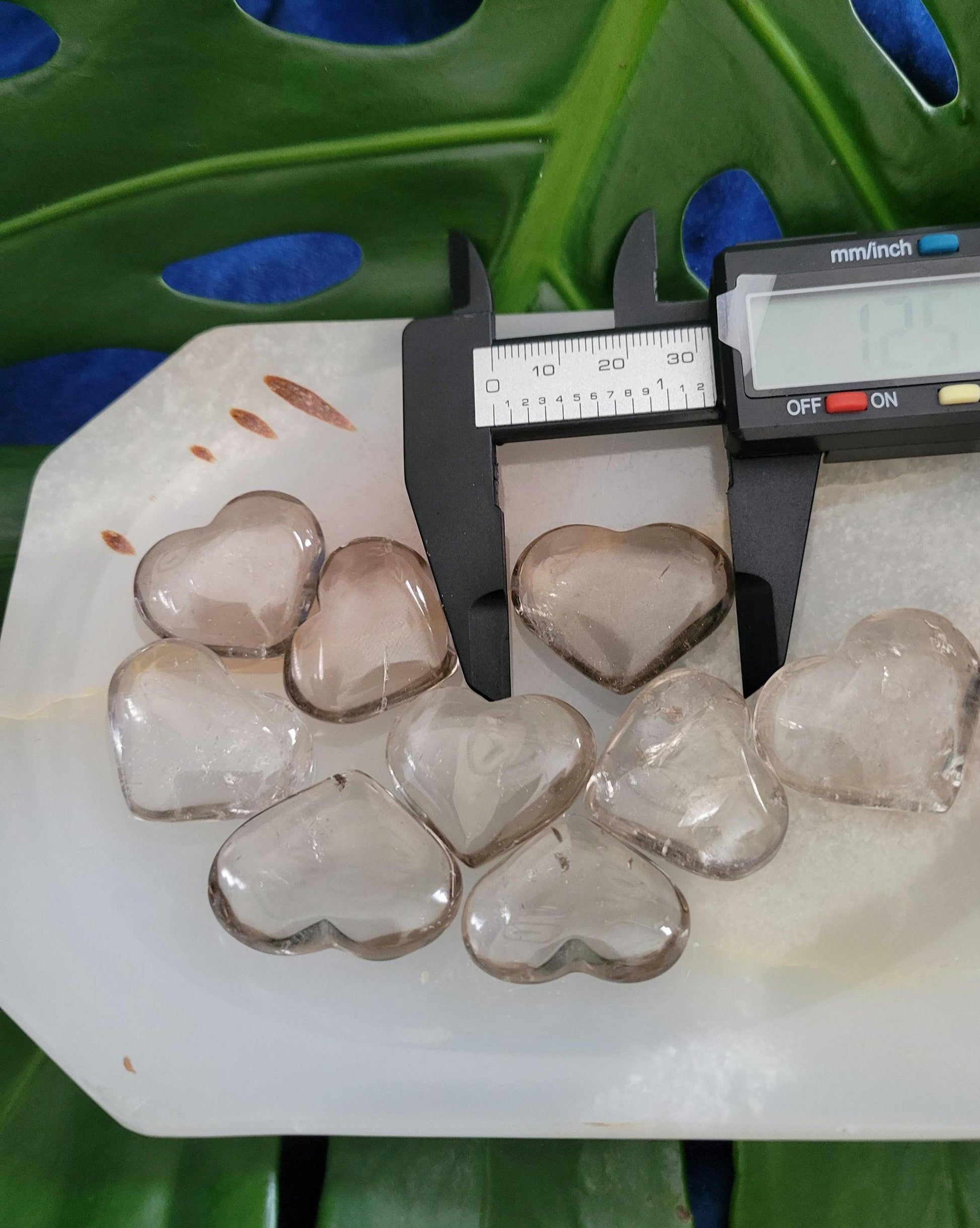 AAA High Quality Smoky Quartz Heart - Crystal Carving - Gemstone Hearts - Birthday Anniversary Christmas Love Gift Ideas - Crystal Collector