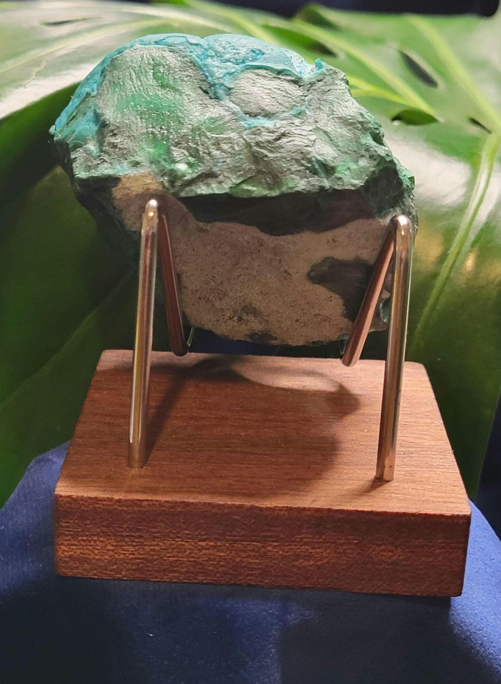 Malachite and Chrysocolla Specimen| Crystal Collector Piece|Birthday Christmas Gift Ideas|Strength and Abundance Energy|Green and Blue|291g