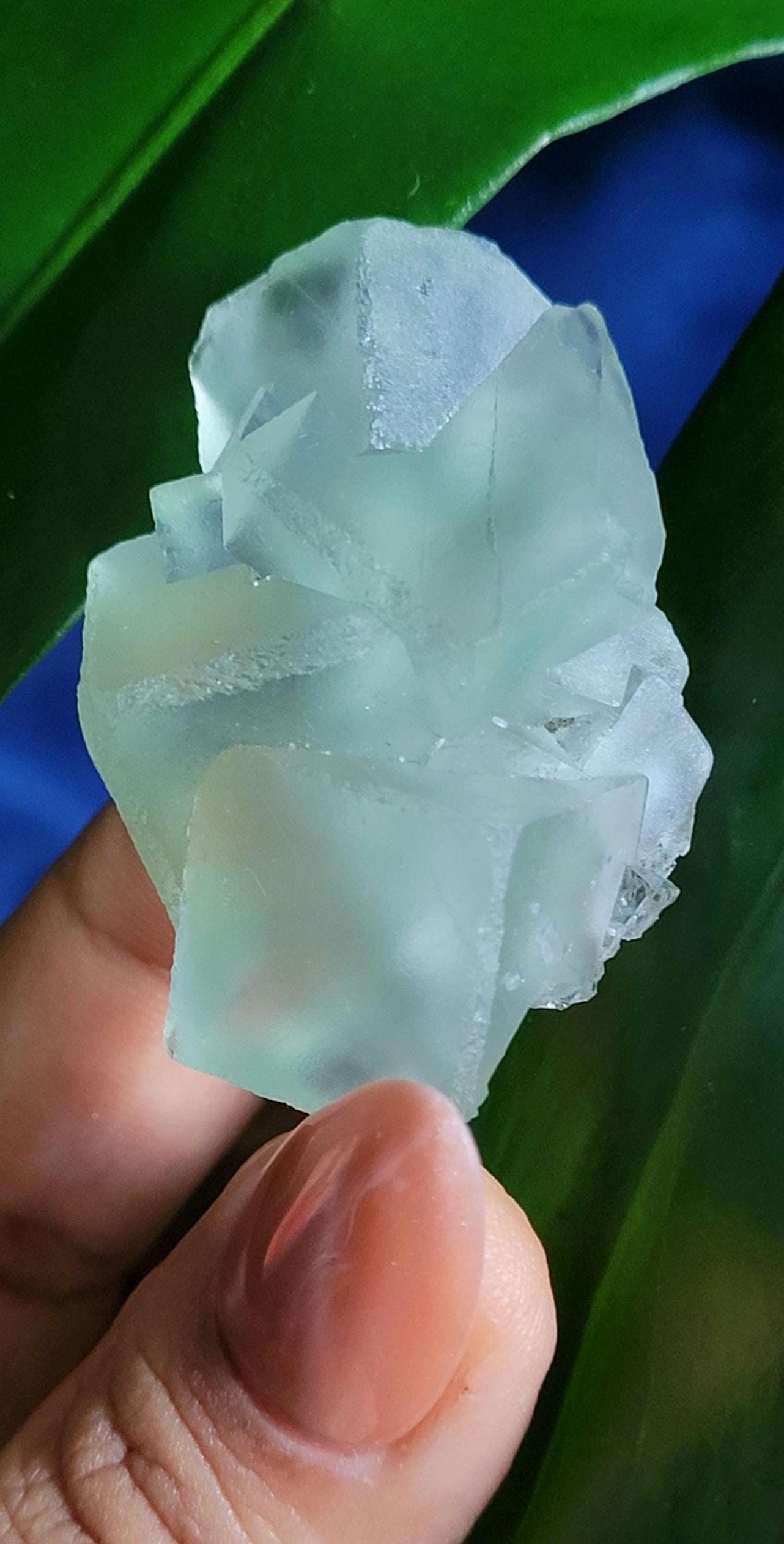 Gorgeous Green Fluorite Crystal Cube Cluster with Calcite | Crystal Collector | Home Decor | Birthday Christmas Love Gift | 39g
