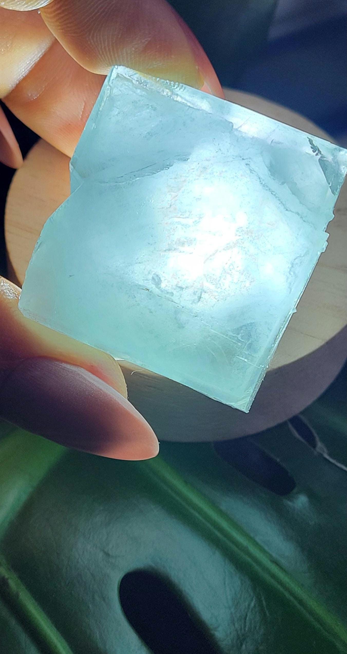 Beautiful Green and Blue Fluorite Cube | Crystal Collector | Home Decor | Gift Ideas for you | Genius Stone | High Grade Green Blue | 83g