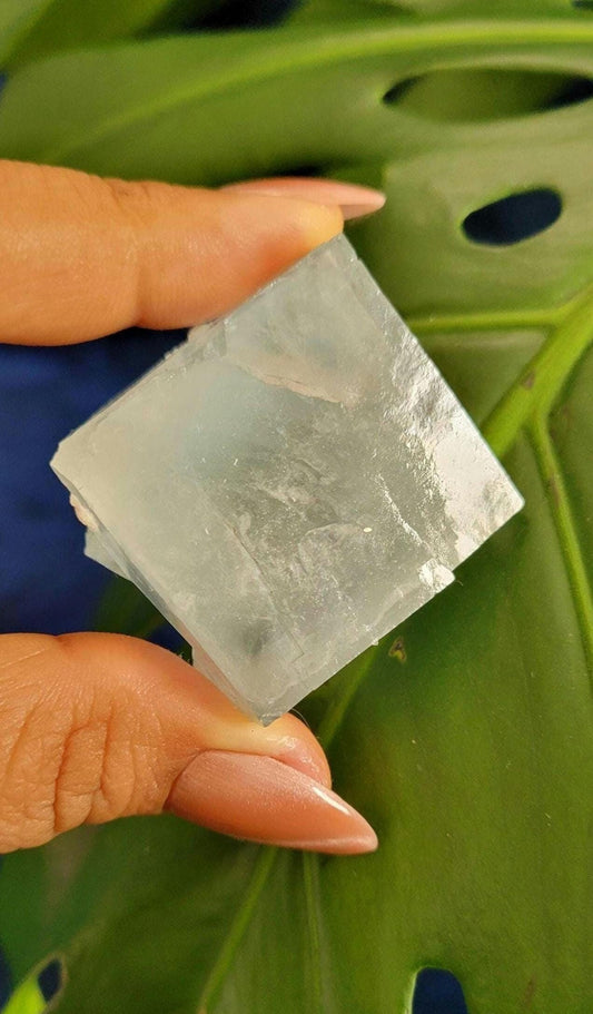 Beautiful Green and Blue Fluorite Cube | Crystal Collector | Home Decor | Gift Ideas for you | Genius Stone | High Grade Green Blue | 83g