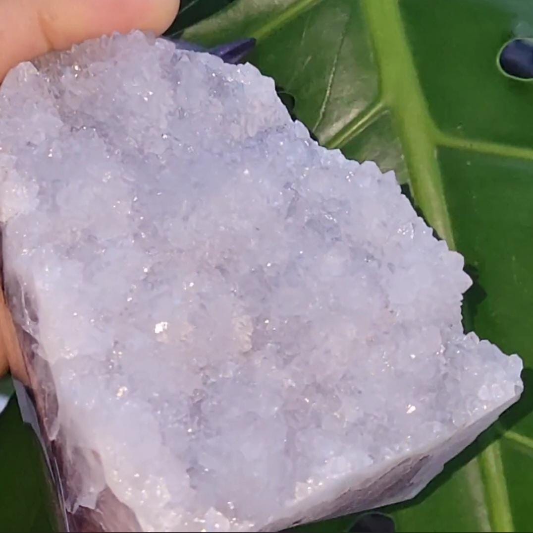 AAA Grade High Quality Lilac Purple Amethyst & Agate Freeform with large sugary points from Uruguay | Crystal Collector | Gift ideas for you
