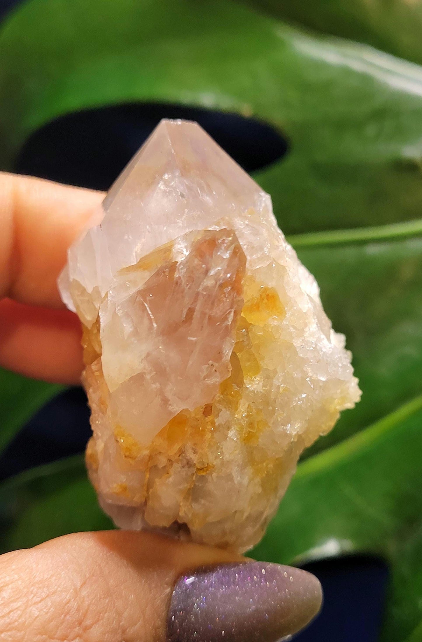 Stunning Spirit Quartz Cluster from South Africa - Crown Chakra Meditation - Birthday Collectors Christmas Party Gift Ideas - Lavender - 86g